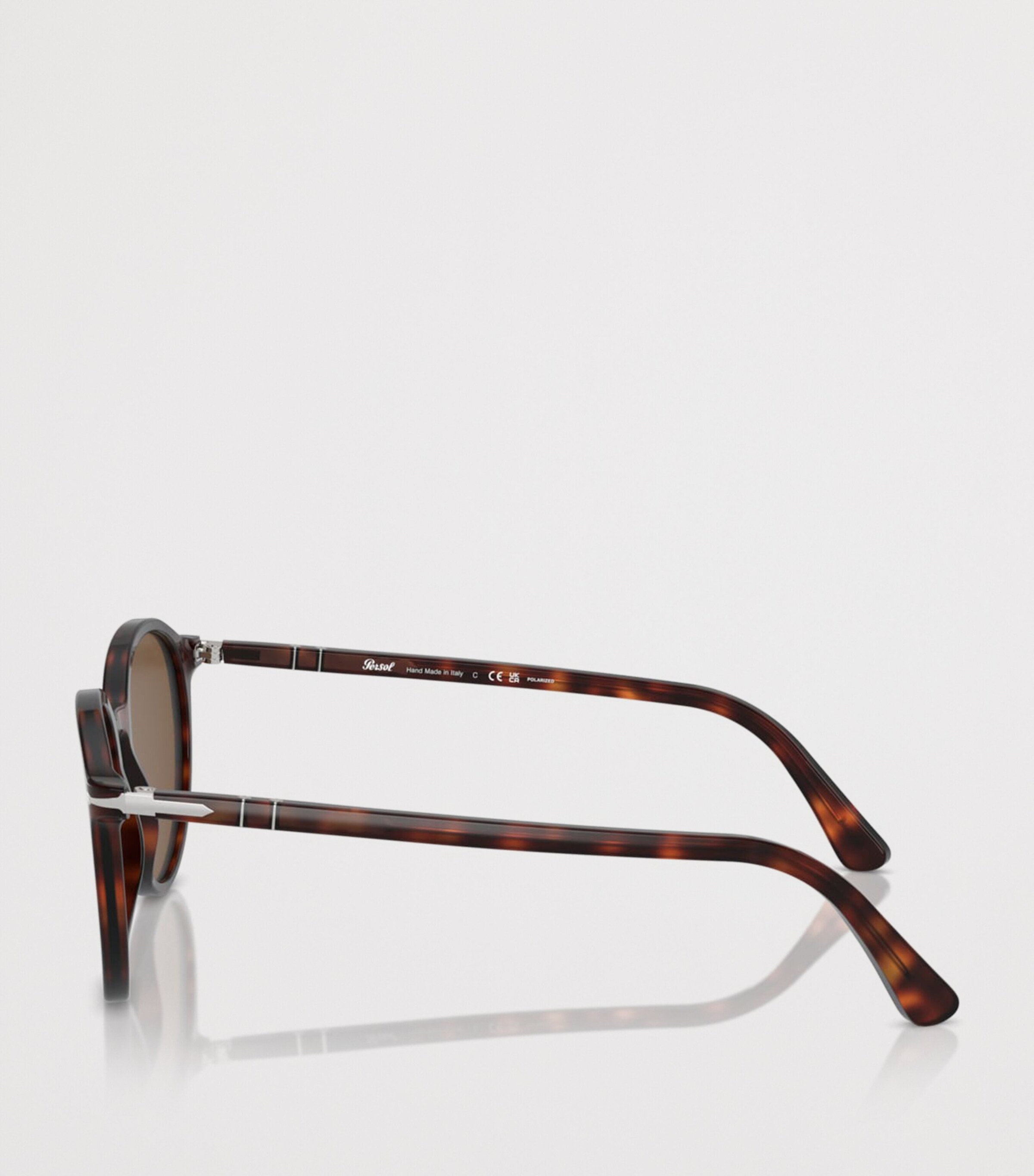 Persol Round Phantos Sunglasses Brown Image 3