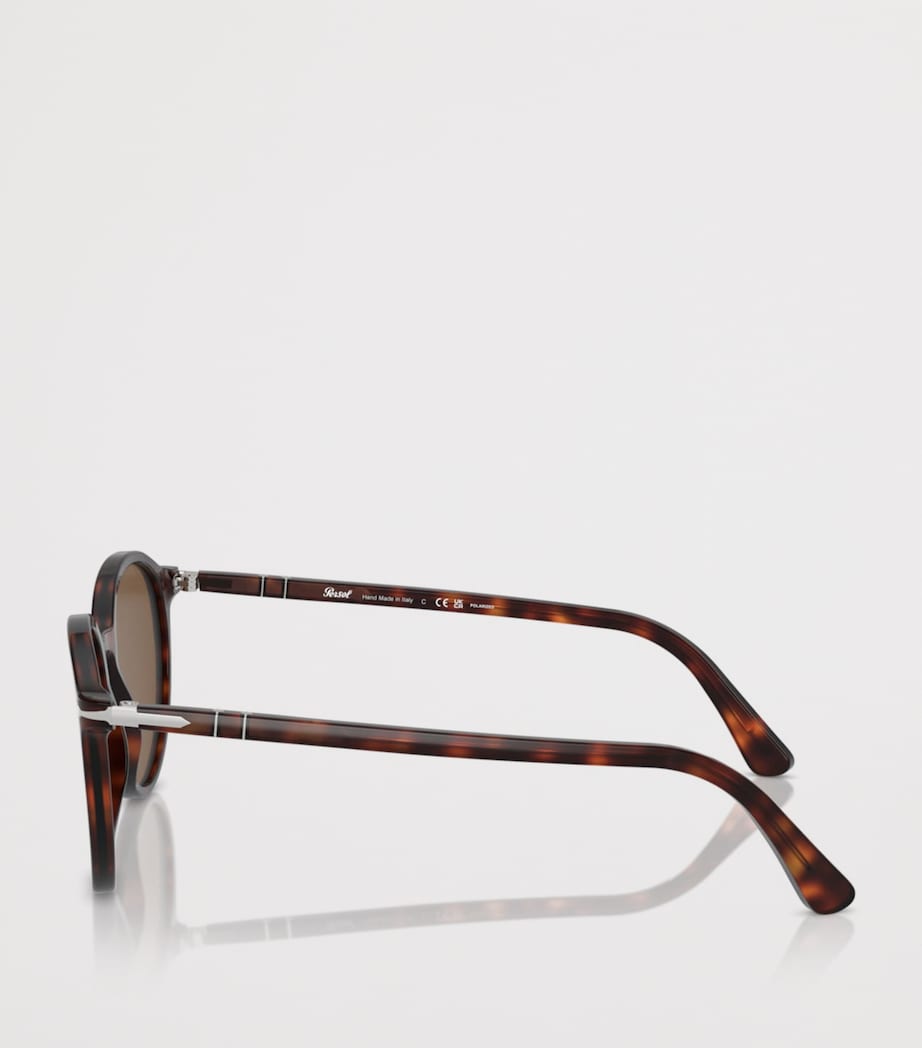 Persol Round Phantos Sunglasses Brown Image 3