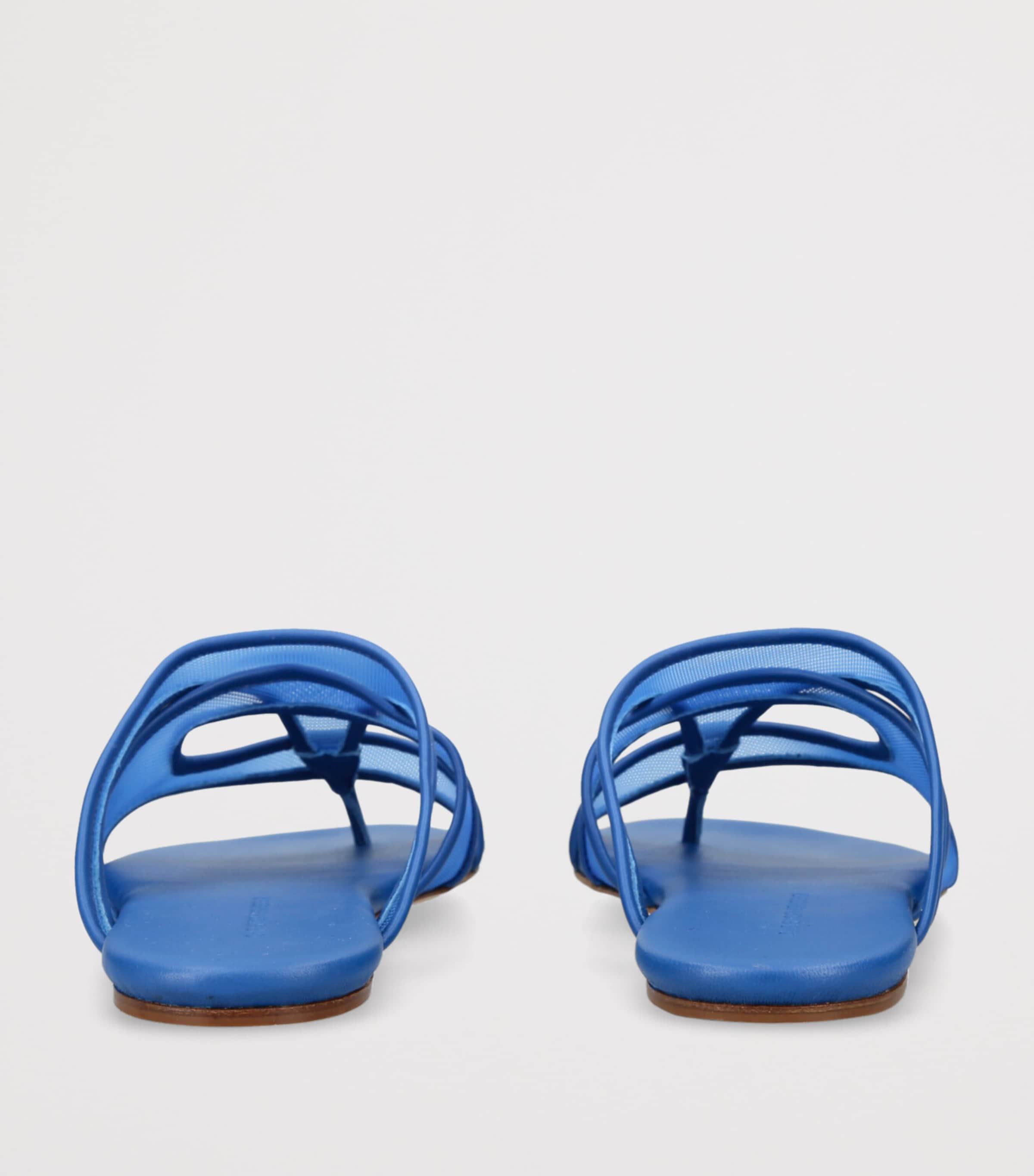 Mesh Ringer Flip Flops BLUE Image 2