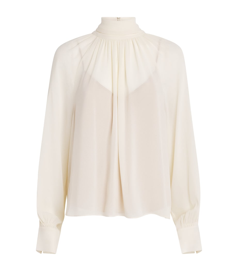 Crepe Gathered Blouse 128CRE Image 1