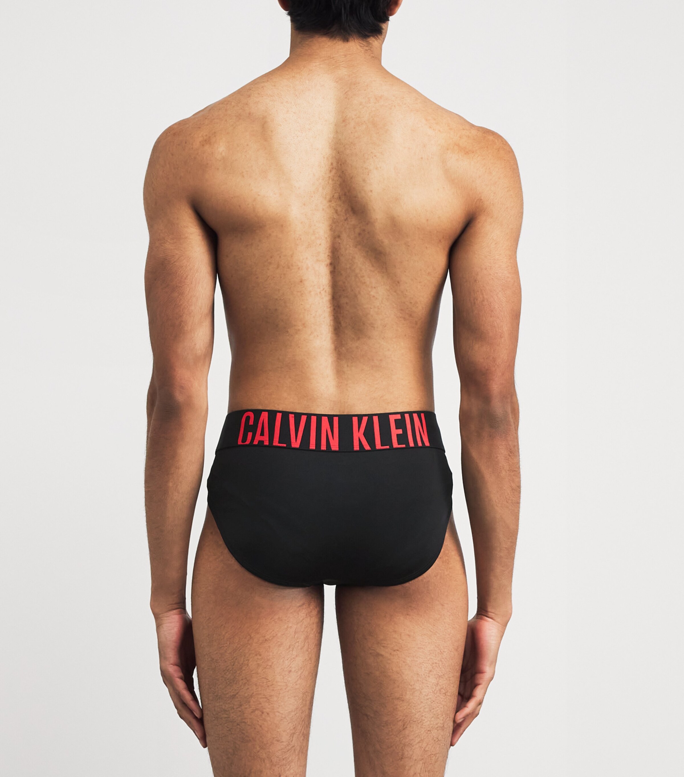 Calvin Klein Mens Cotton Stretch Intense Power Briefs (Pack of 3) Multi Image 3