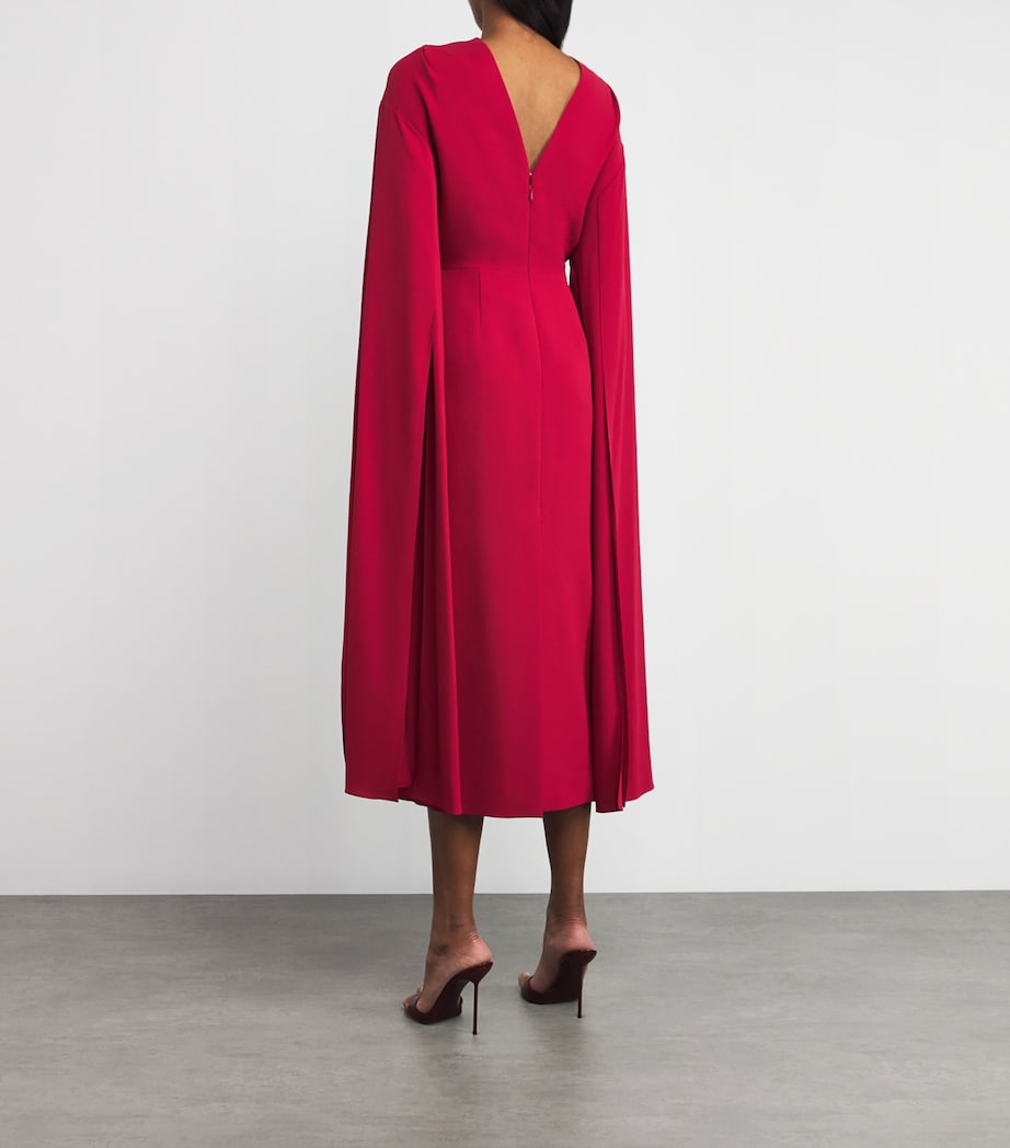Extra Long-Sleeve Nour Midi Dress AMARANTHUS Image 3