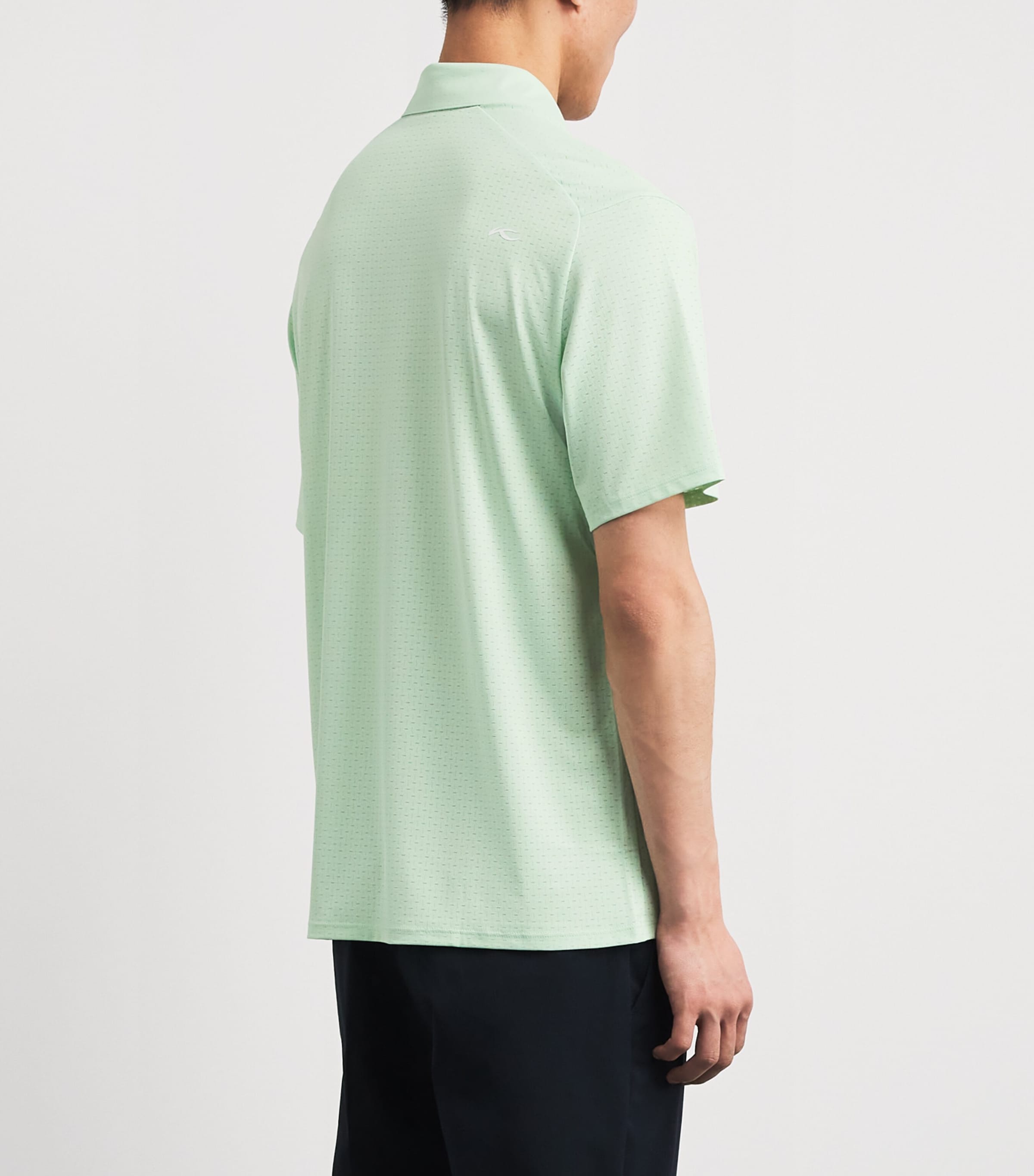 KJUS Mens Savin Structure Polo Shirt Agave Image 5