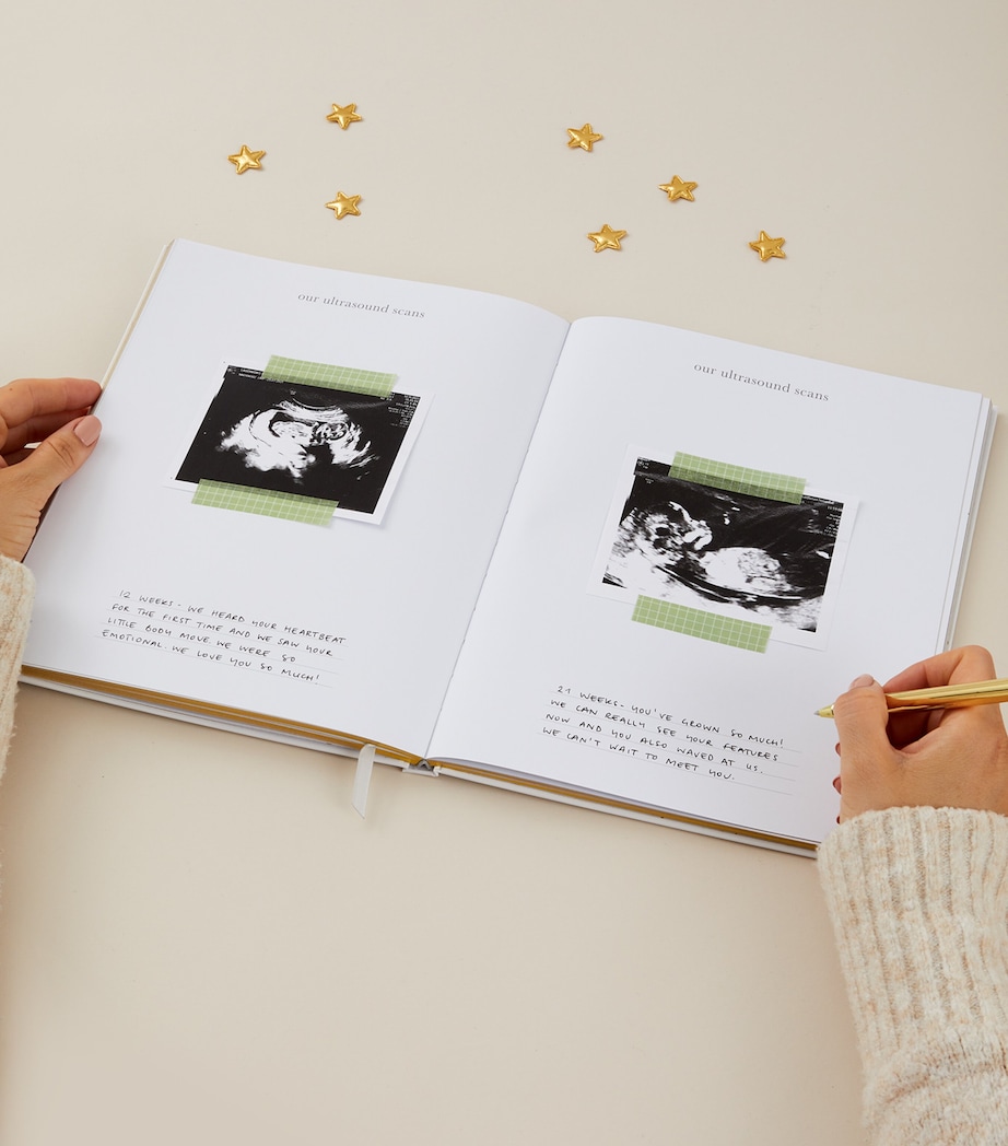 Safari My Pregnancy Journal IVORY/BEIGE, GOLD Image 8