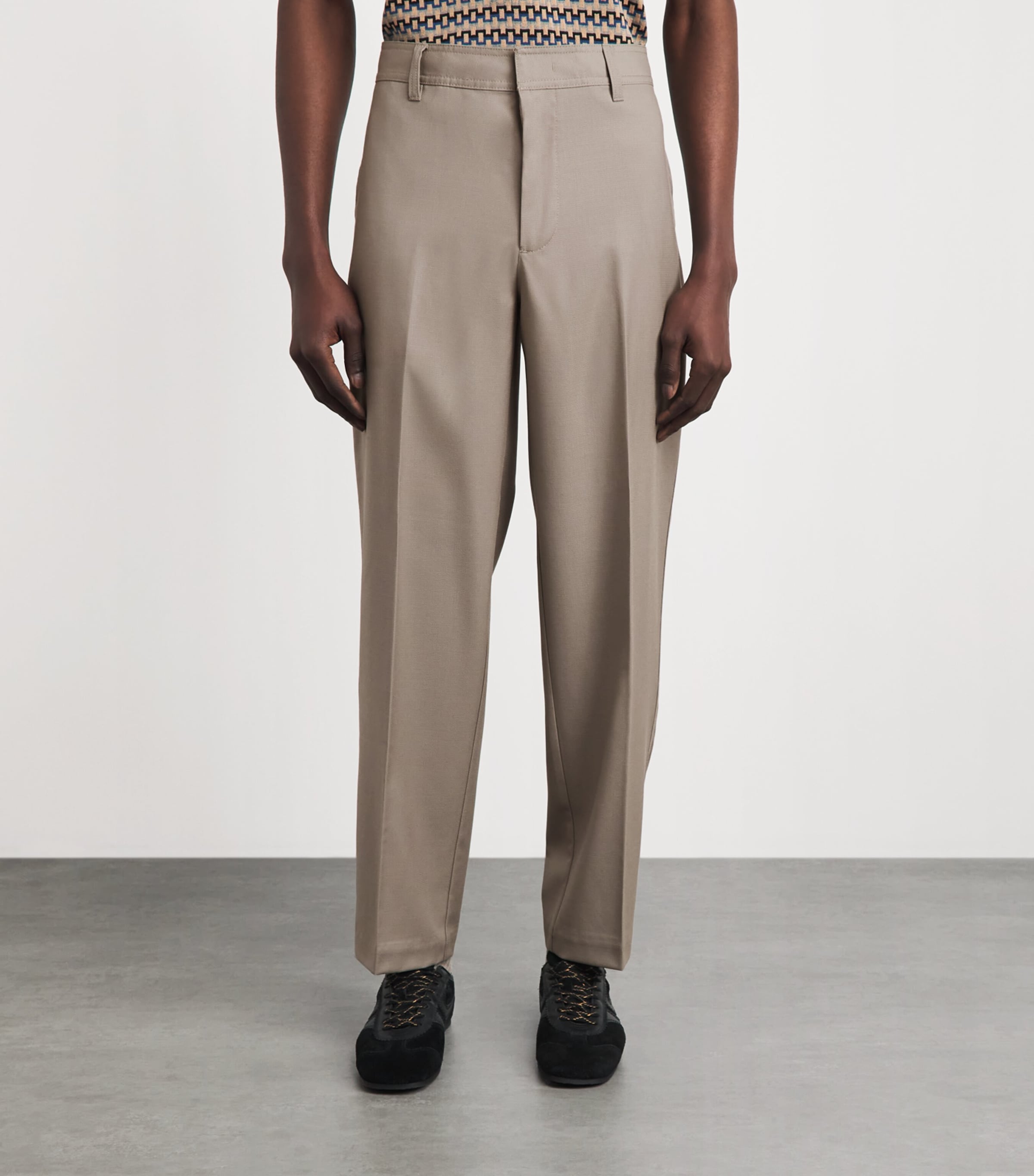Emporio Armani Mens Twill Trousers Image 4