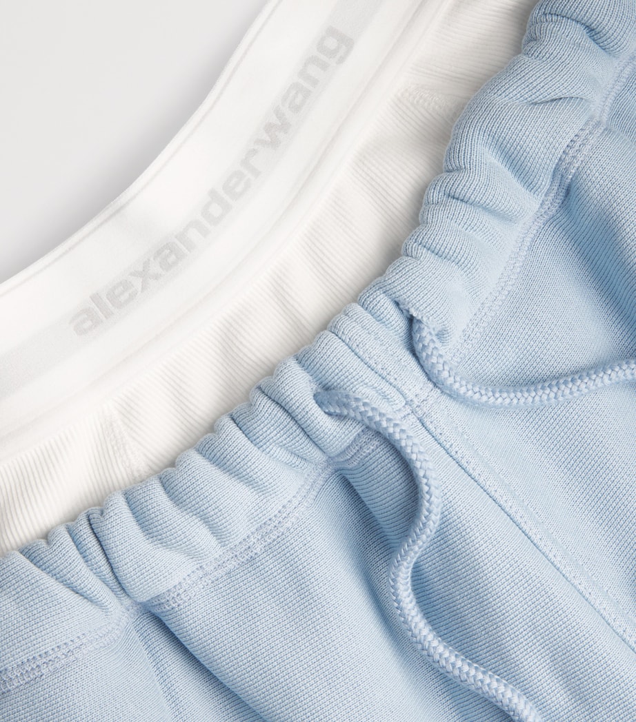 Logo Brief Sweatpants 458 LIGHT BLUE Image 5