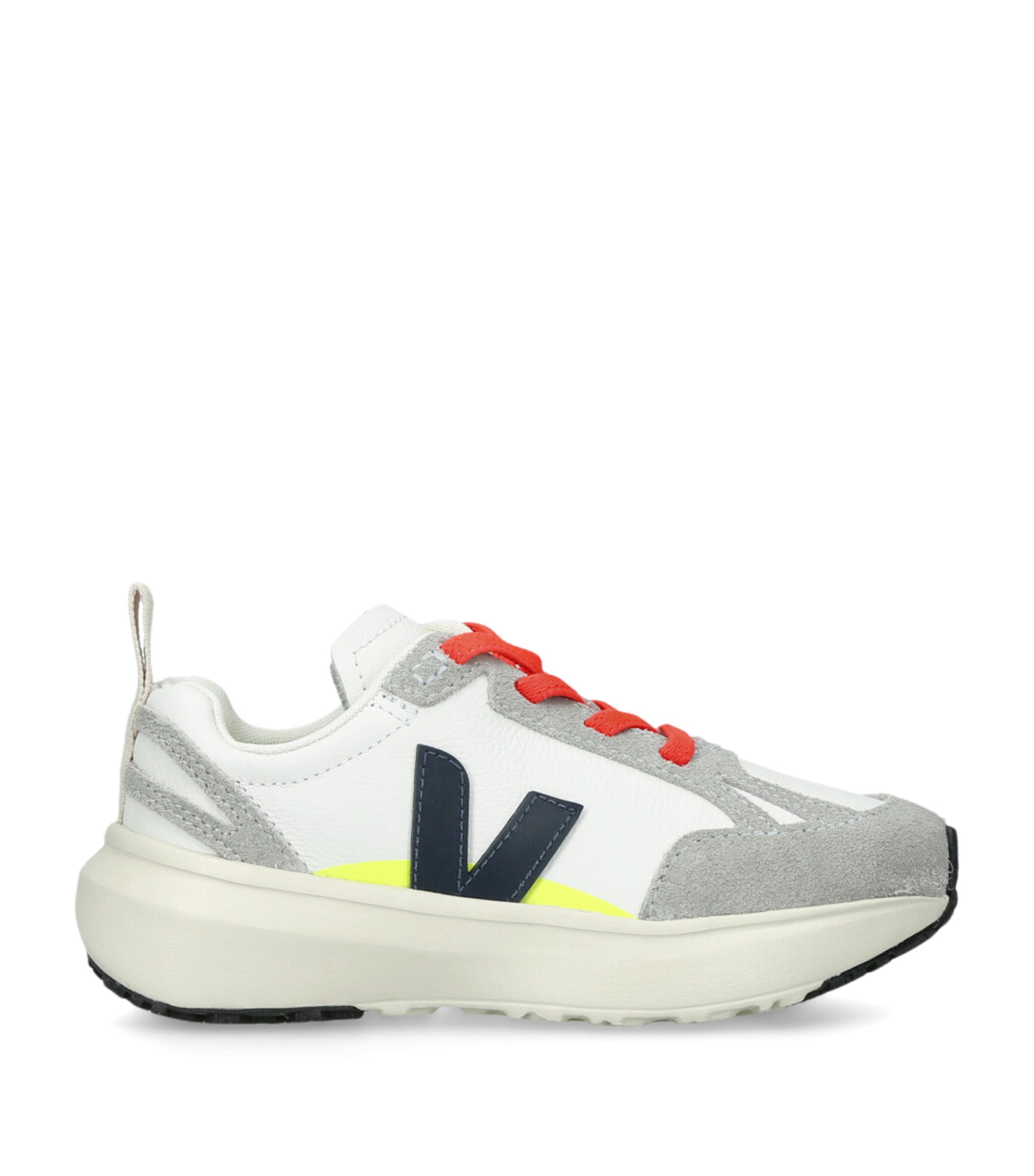 Veja Kids Leather Canary Light Sneakers | Boys Shoes | Trainers | Designers | Veja