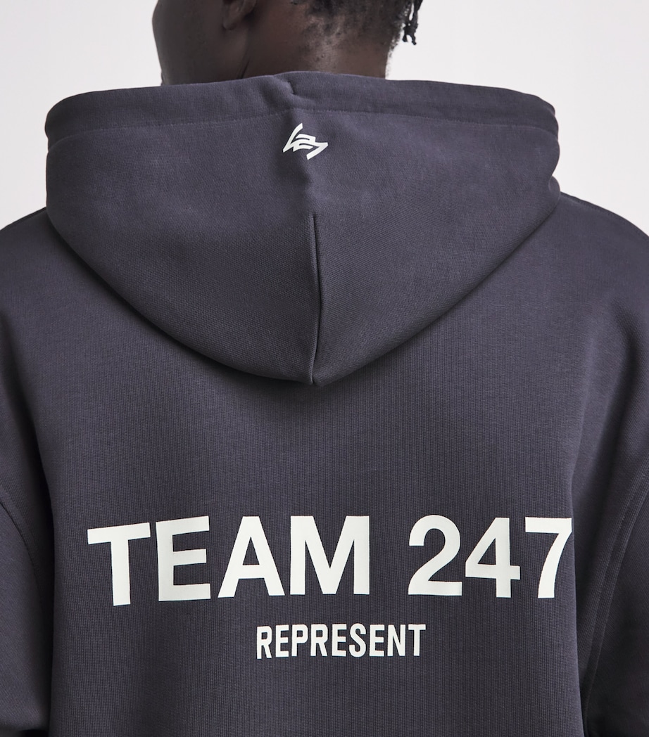 Represent 247 Mens Cotton Team 247 Hoodie Graphene/fern Image 3