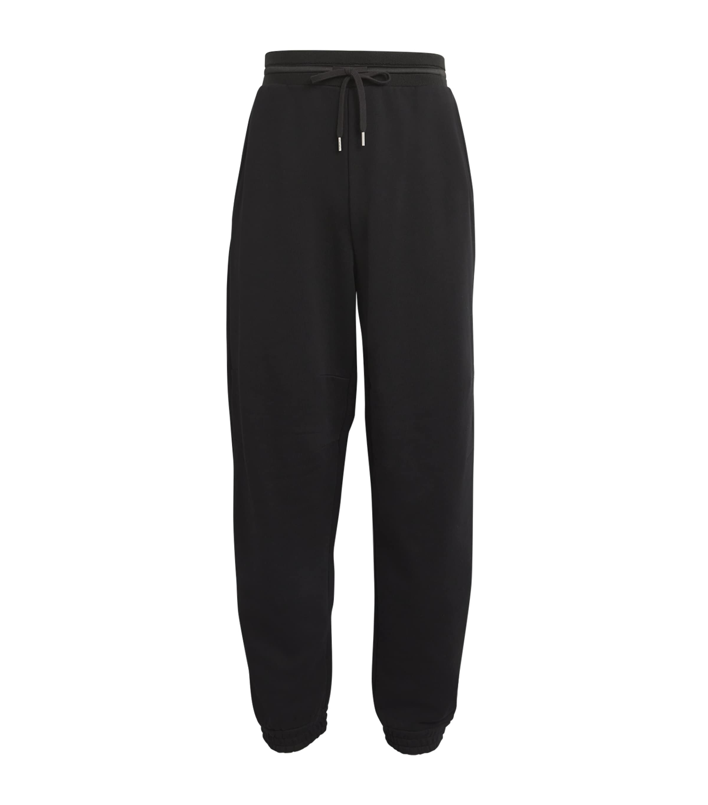 Shop Helmut Lang Cotton Curve Sweatpants In Black