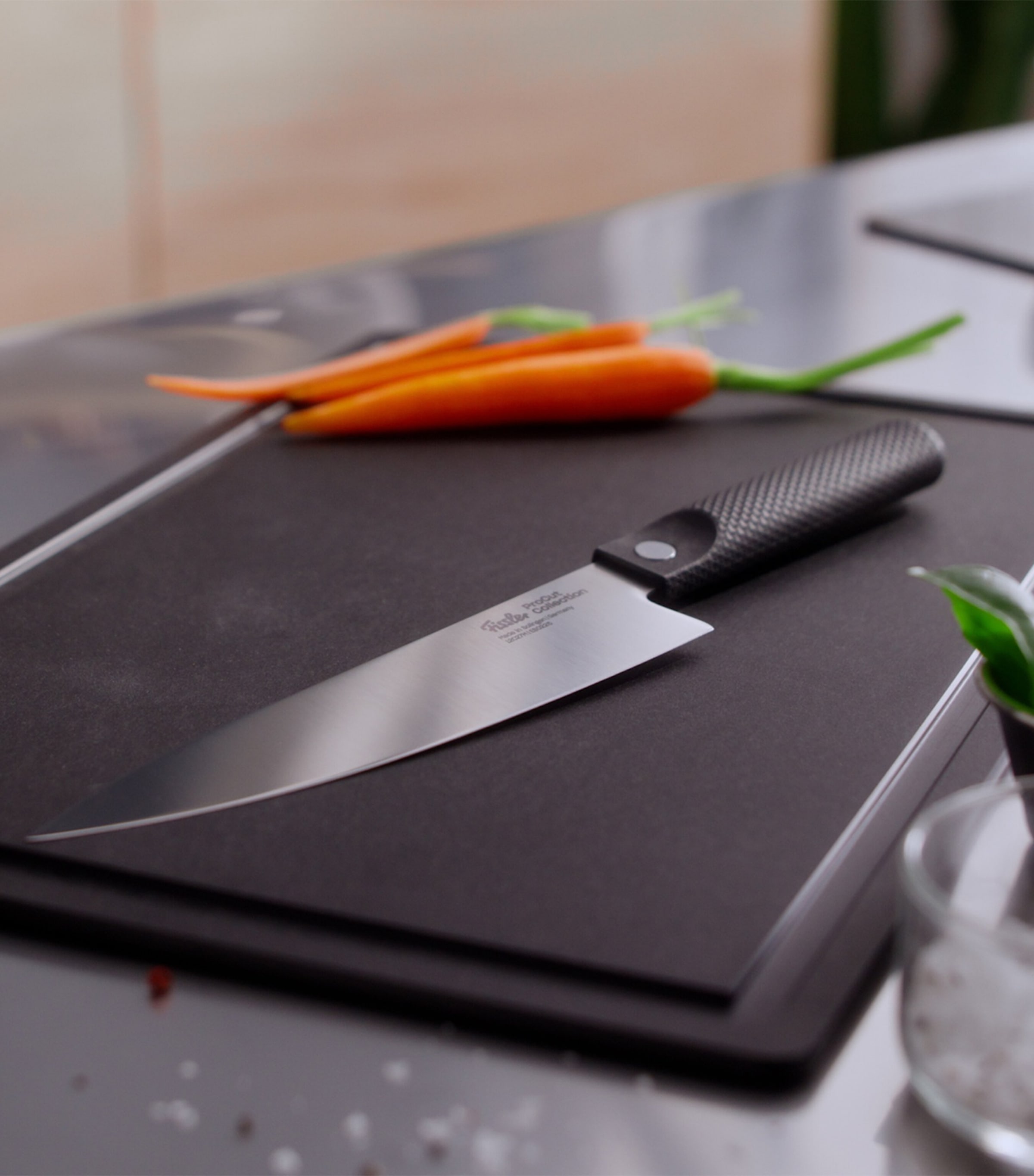 Stainless Steel ProCut 3-Piece Knife Set SS / SILVER / BLACK Image 5