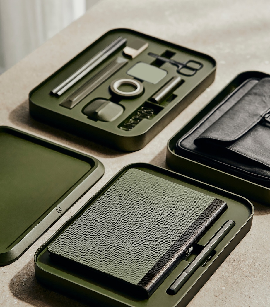 Bento Jot 3-Layer Stationary Storage Box GREEN Image 4