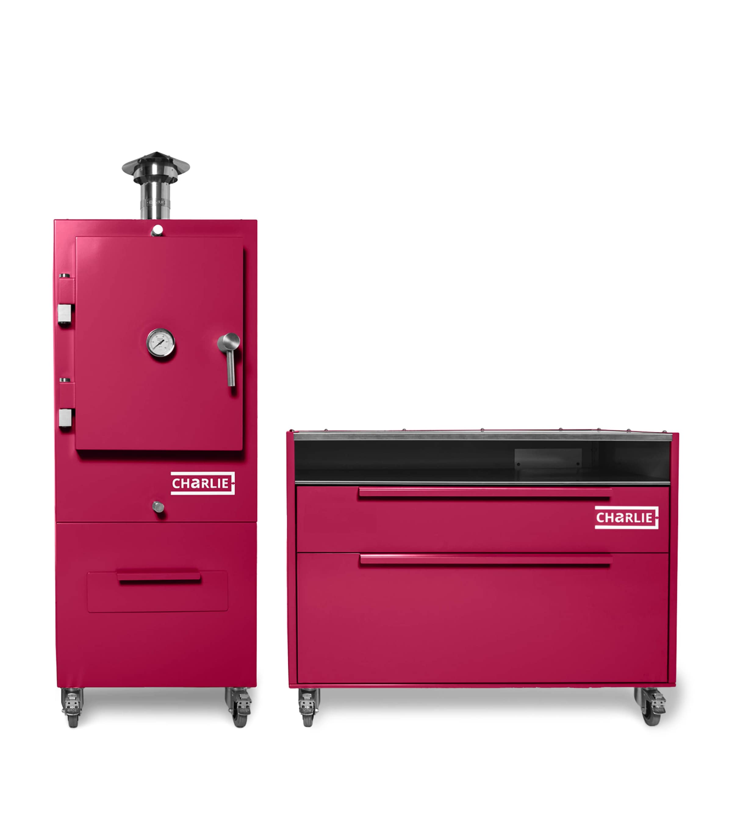 Charlie Outdoor Island Cabinet RHUBARB Image 3