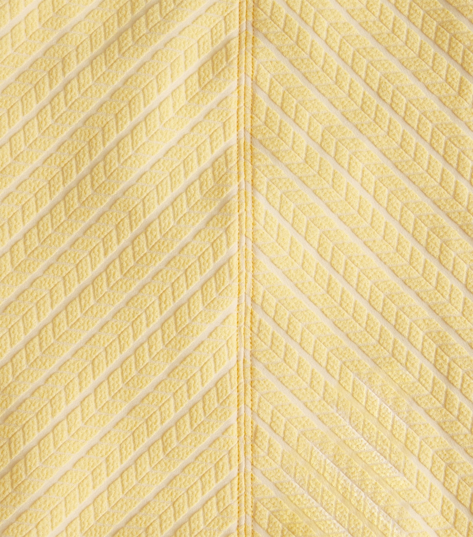 Eres Womens Jacquard Lounge Swimsuit Solaire Citron Image 4
