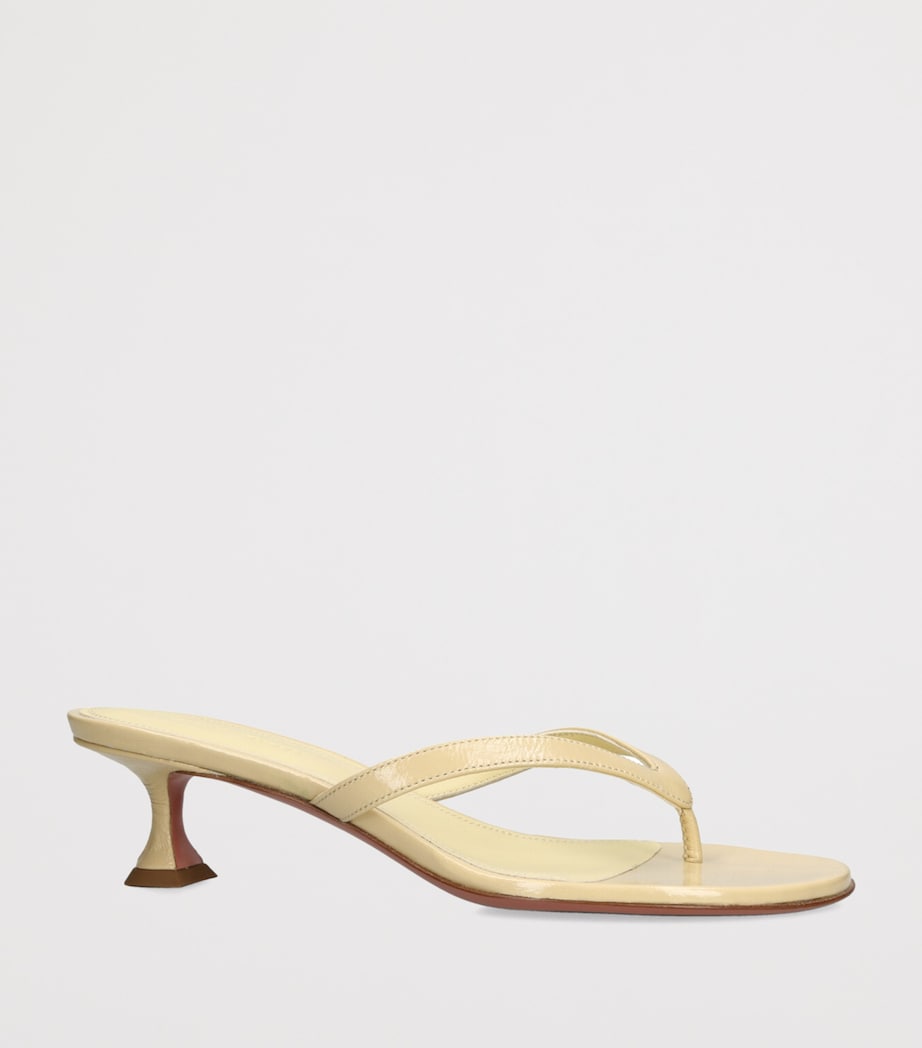 Patent Leather Juliette Sandals 45 BEIGE Image 3