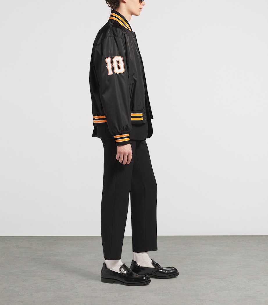 Balenciaga Mens Satin Varsity Jacket Image 4
