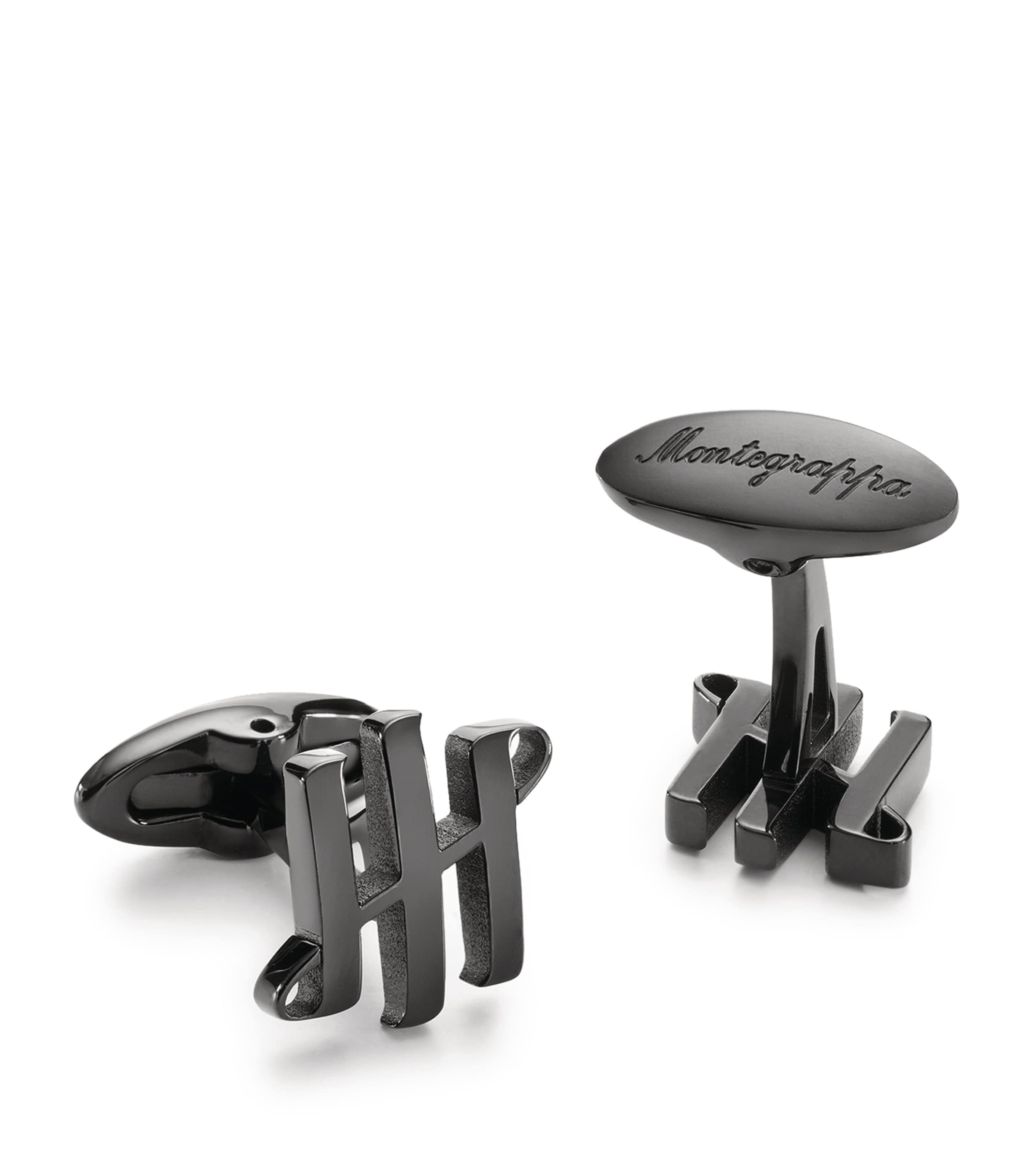 Montegrappa Ambigram Cufflinks In Black