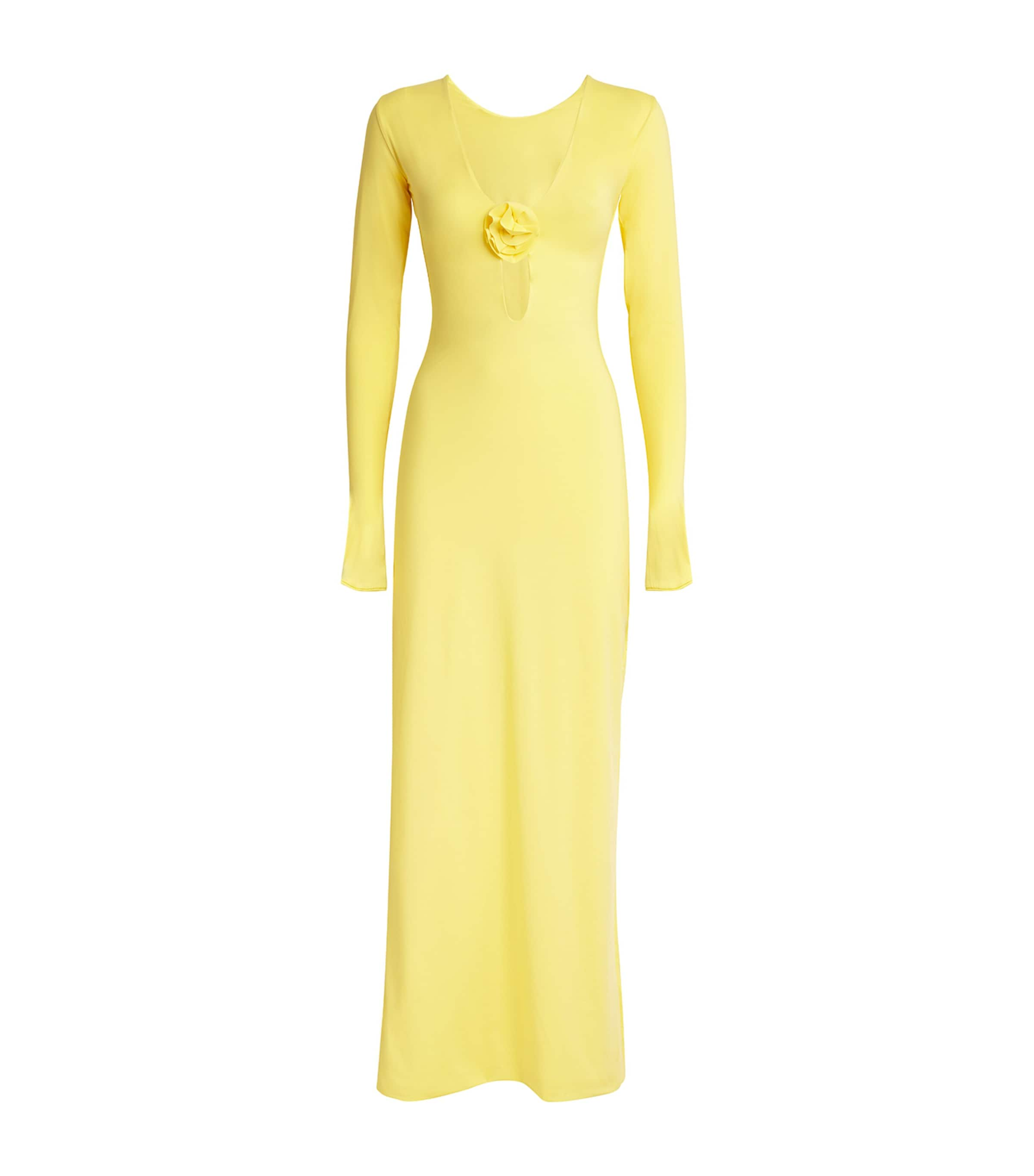 Maygel Coronel Lucir Maxi Dress In Yellow