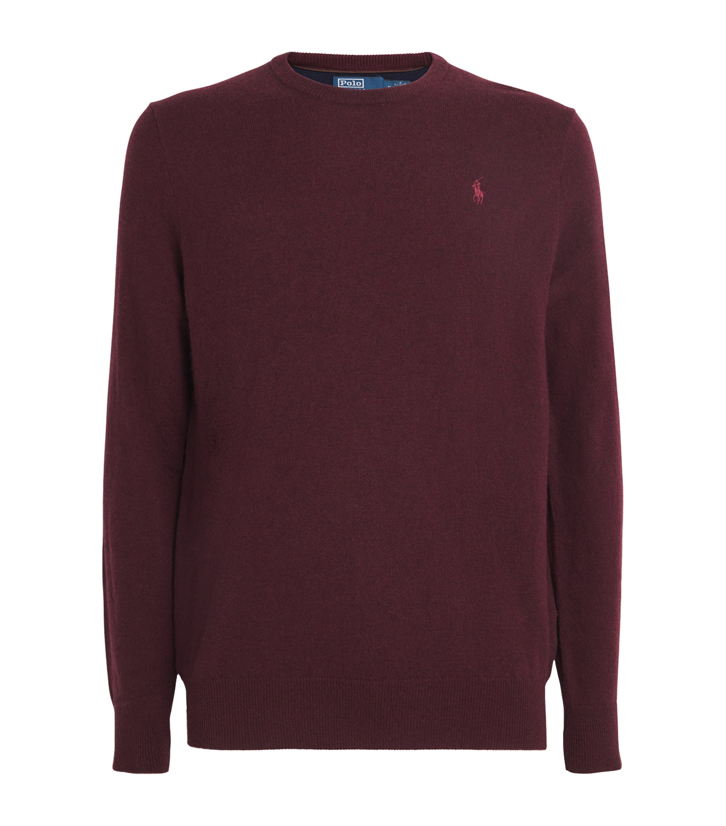 Polo Ralph Lauren Wool Polo Pony Sweater In Burgundy