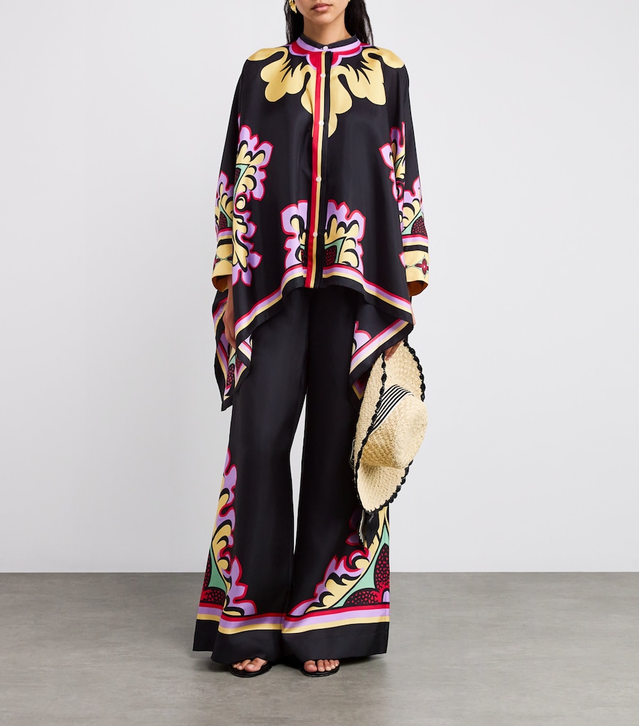 Palazzo Print Foulard Shirt PU02 PALAZZO PLAC�E Image 2