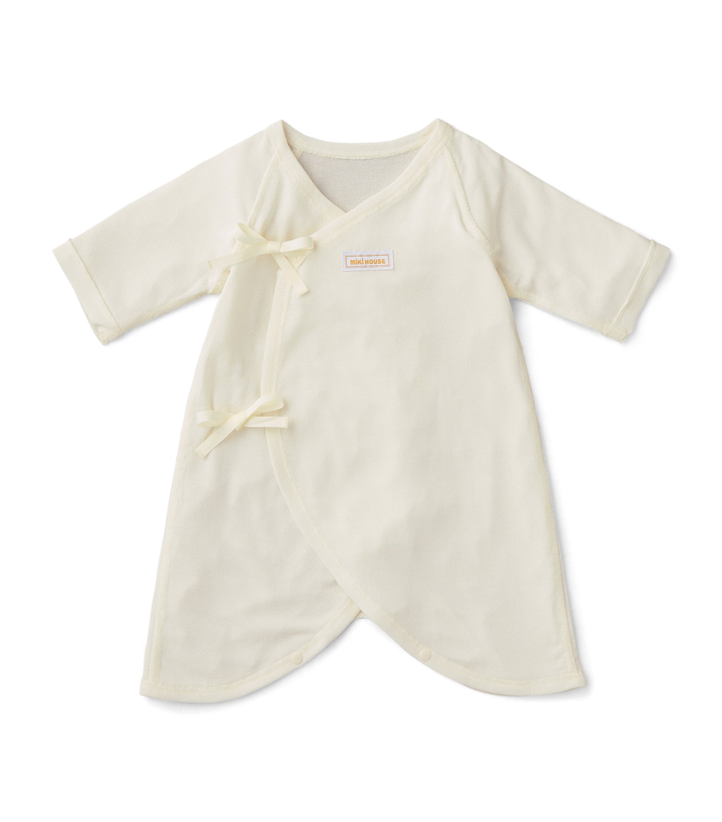 Miki House Silk Top In White