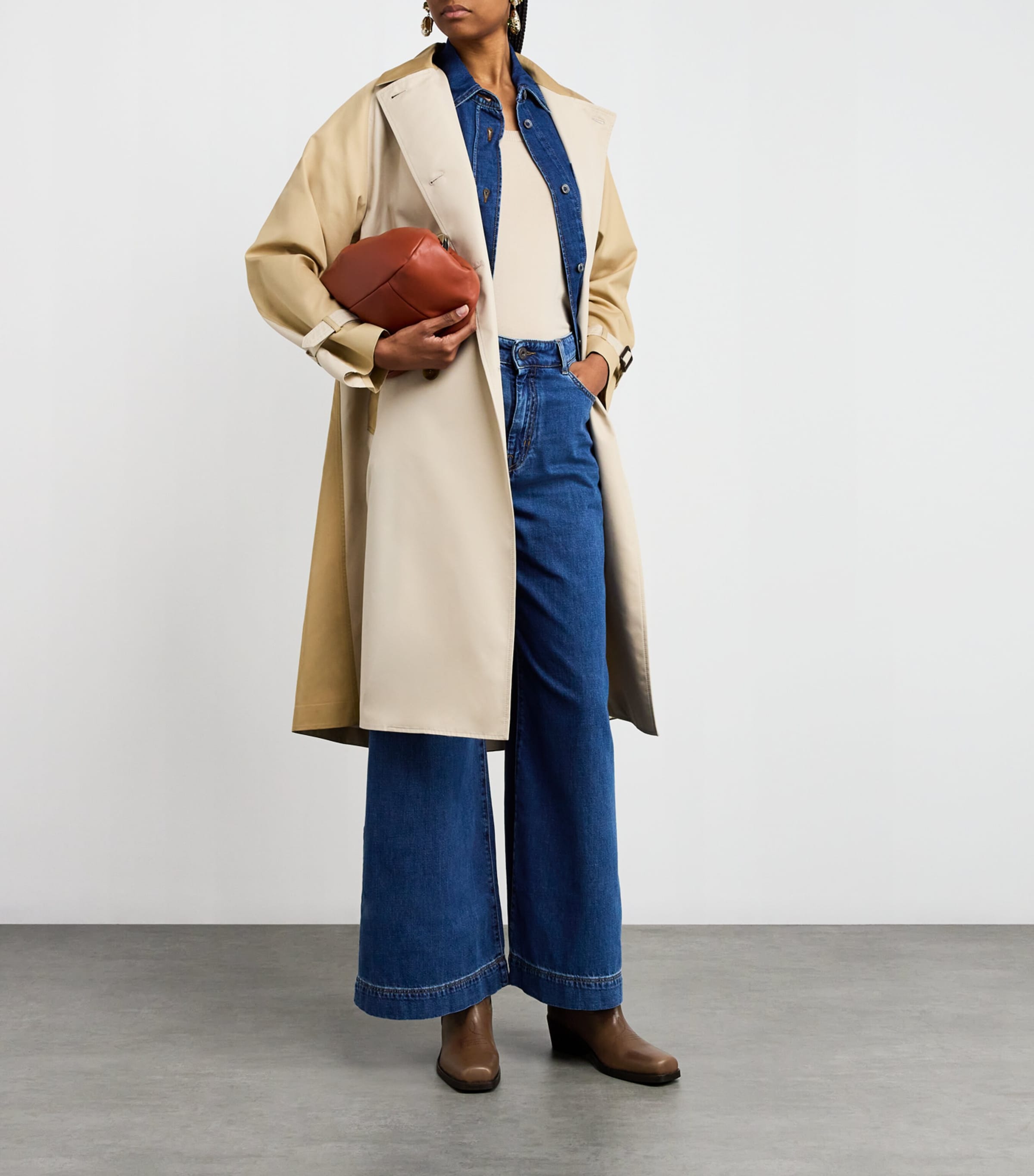 Leather Heeled Ankle Boots 40 MUD Image 6