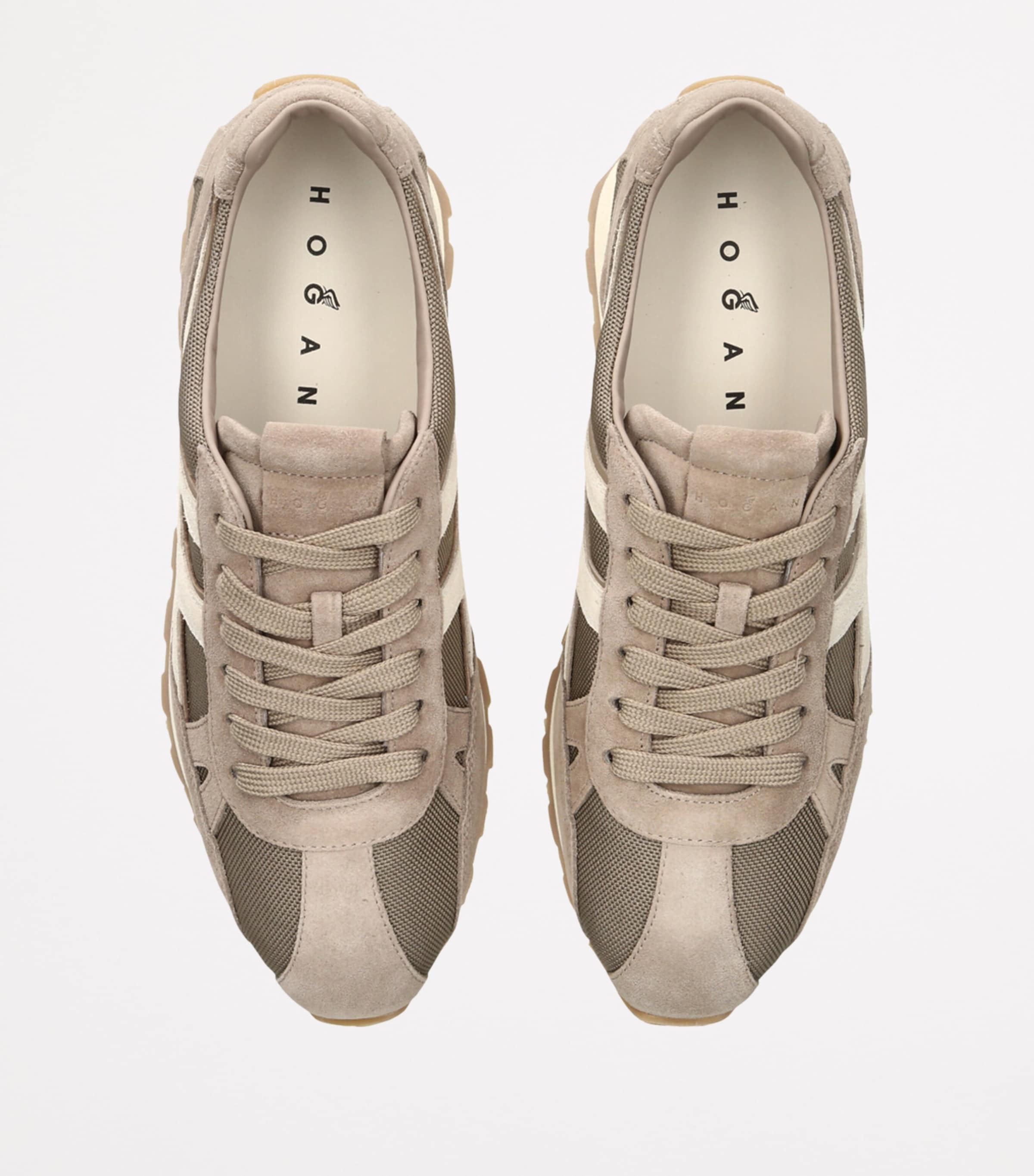 Suede H671 Allacciato Sneakers GREEN Image 4