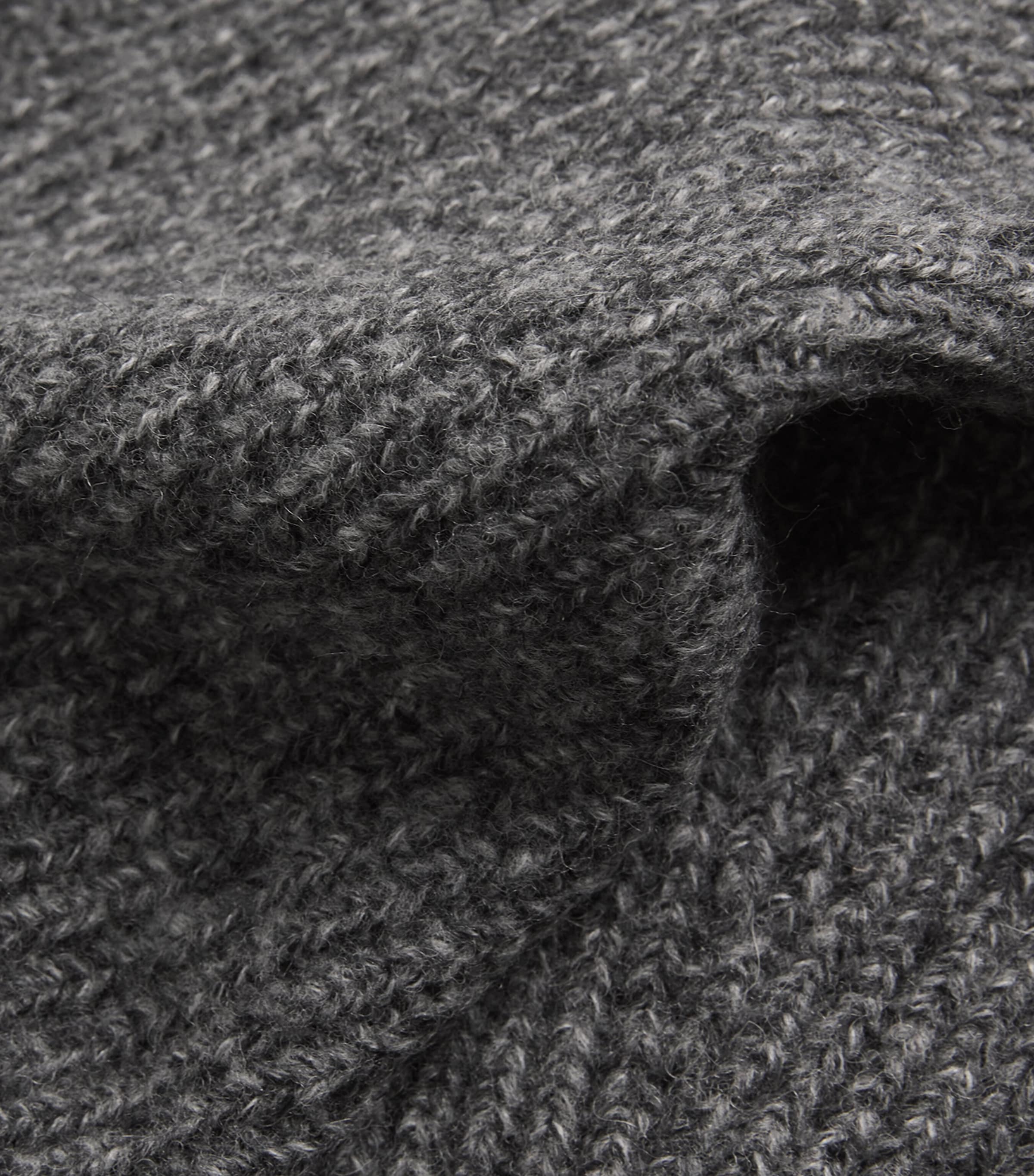 Wool-Blend Vitor Sweater DARK GREY MELANGE Image 5