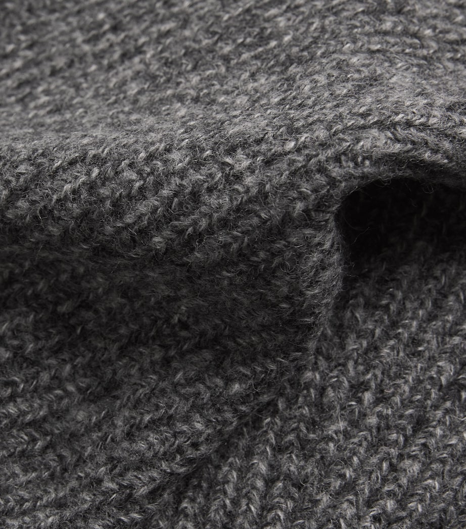 Wool-Blend Vitor Sweater DARK GREY MELANGE Image 5