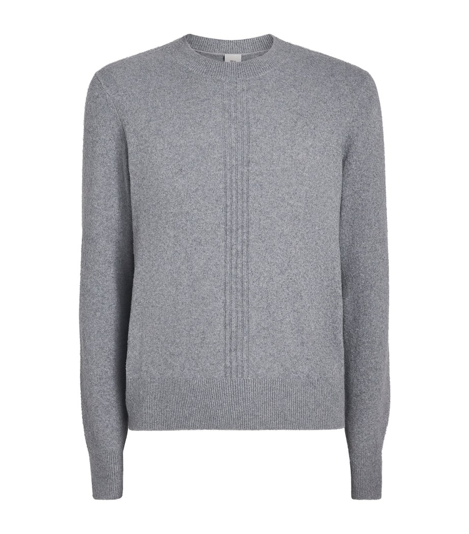Won Hundred Mens Cotton Knit Rune Sweater Bluish Grey Image 1