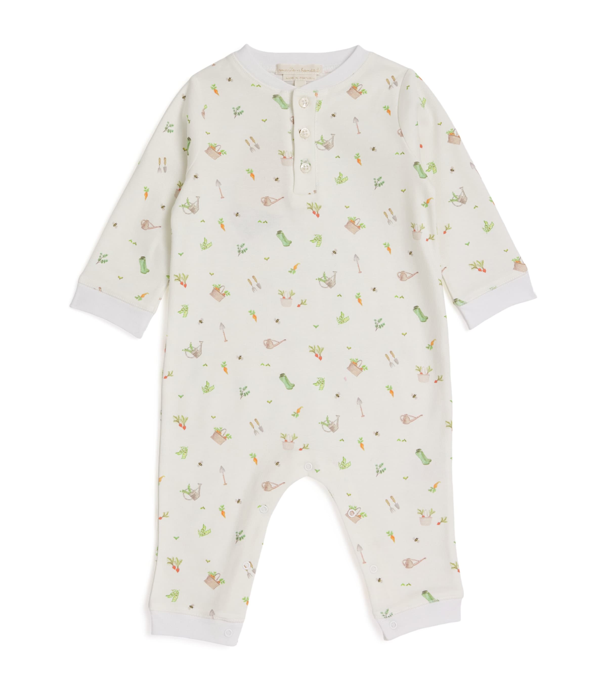 MARIE-CHANTAL ORGANIC COTTON DAN LITTLE GARDENER PLAYSUIT