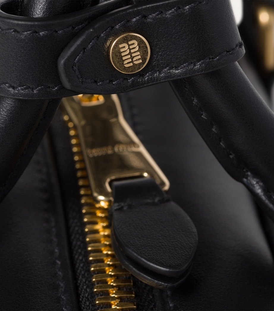 Leather Arcadie Top-Handle Bag F0002 Image 4