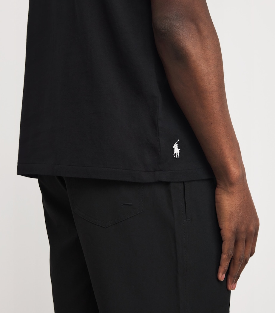 Polo Ralph Lauren Mens Cotton Cursive Logo T-Shirt Black Image 6