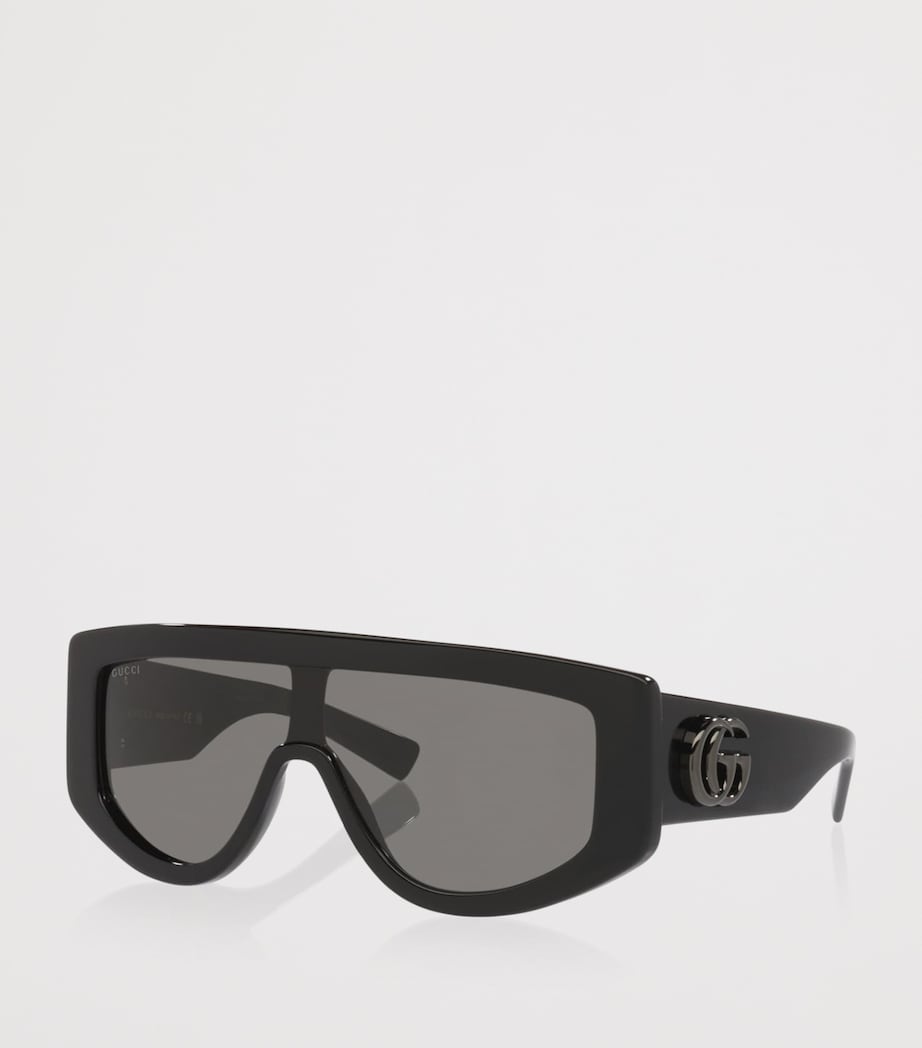 Gucci Irregular Sunglasses Black Image 2