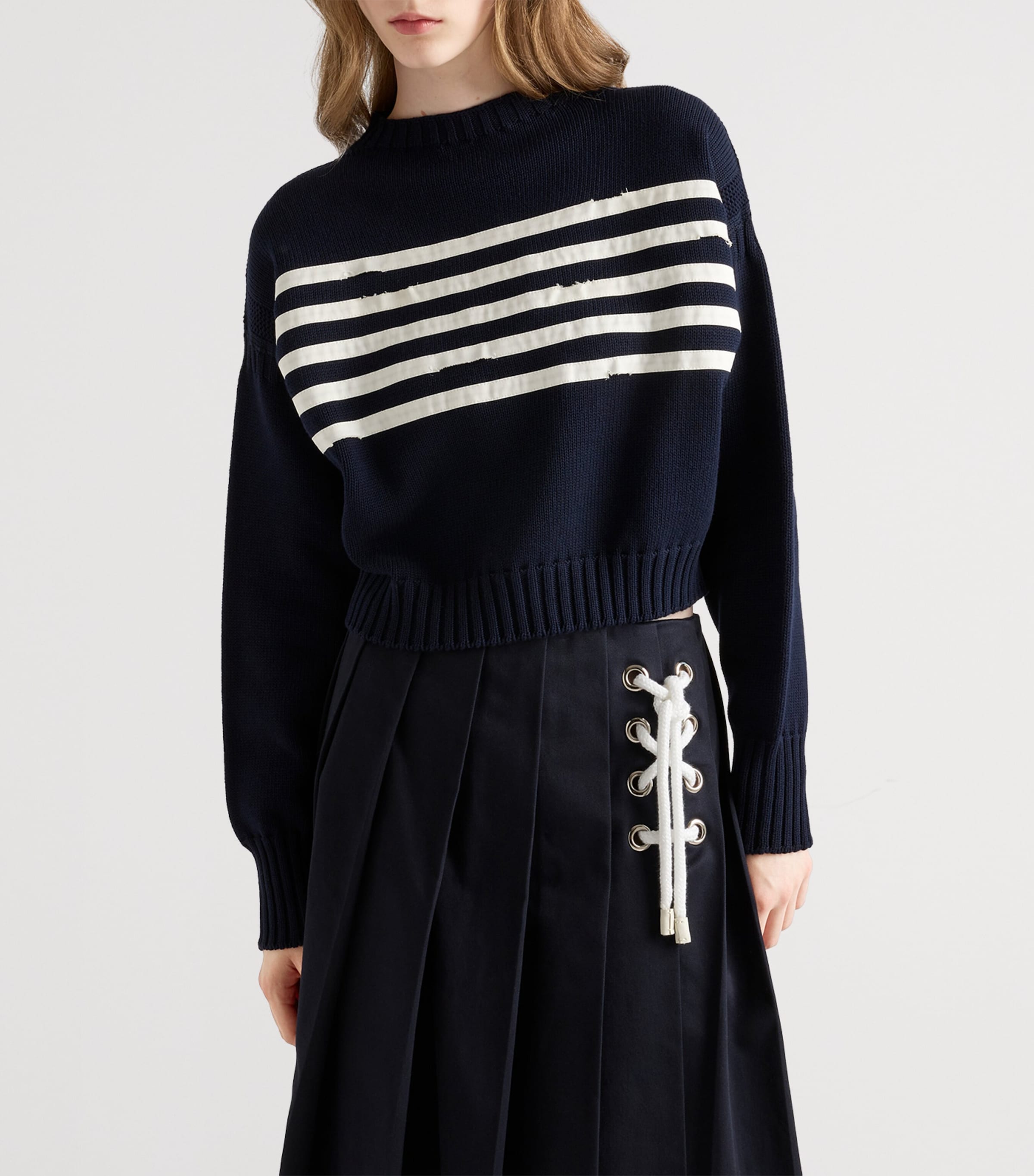 Cotton Oversized Sweater F022X Image 4