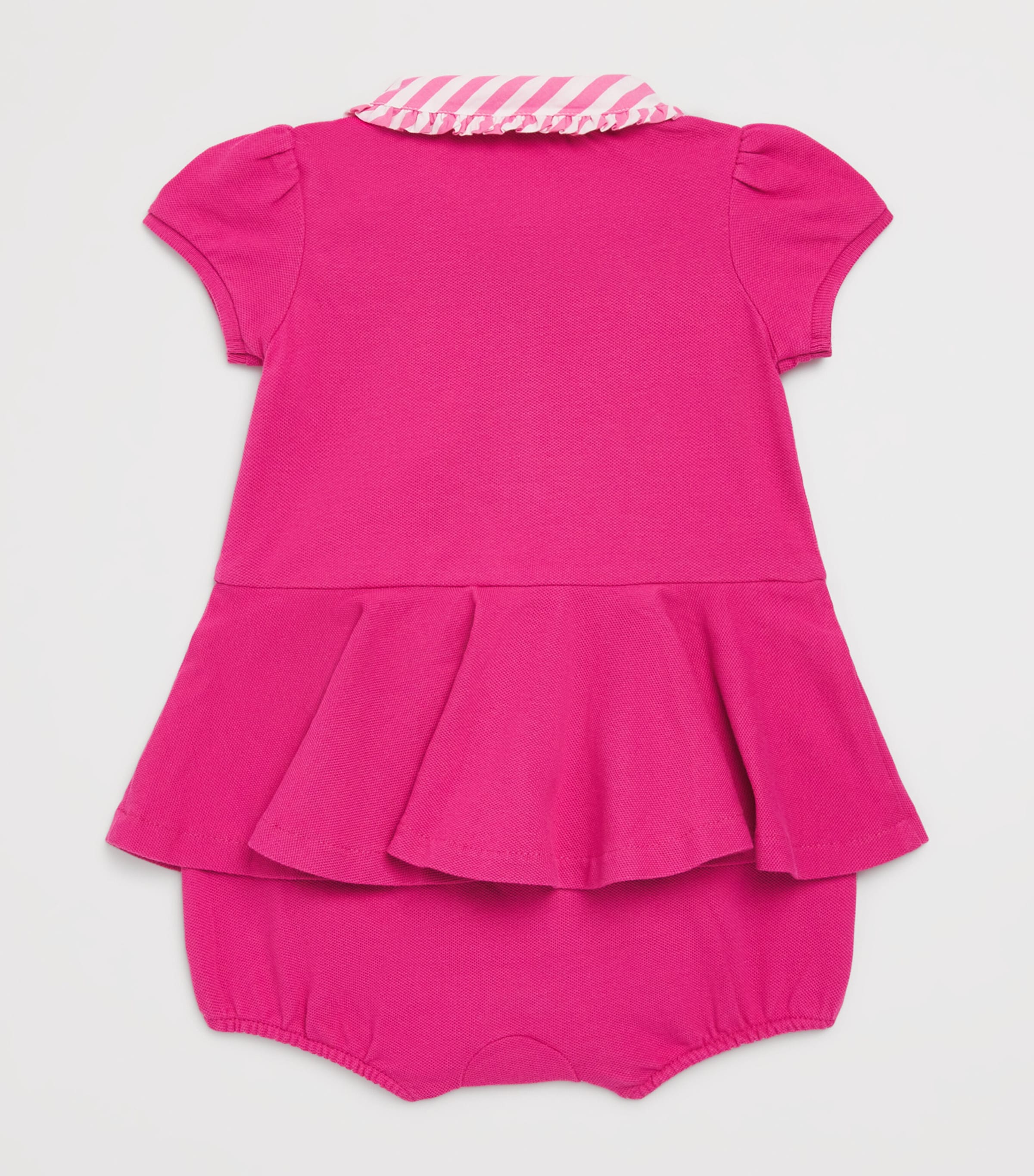 Stretch-Cotton Polo Pony Bodysuit (3-24 Months) COLGE PINK Image 2