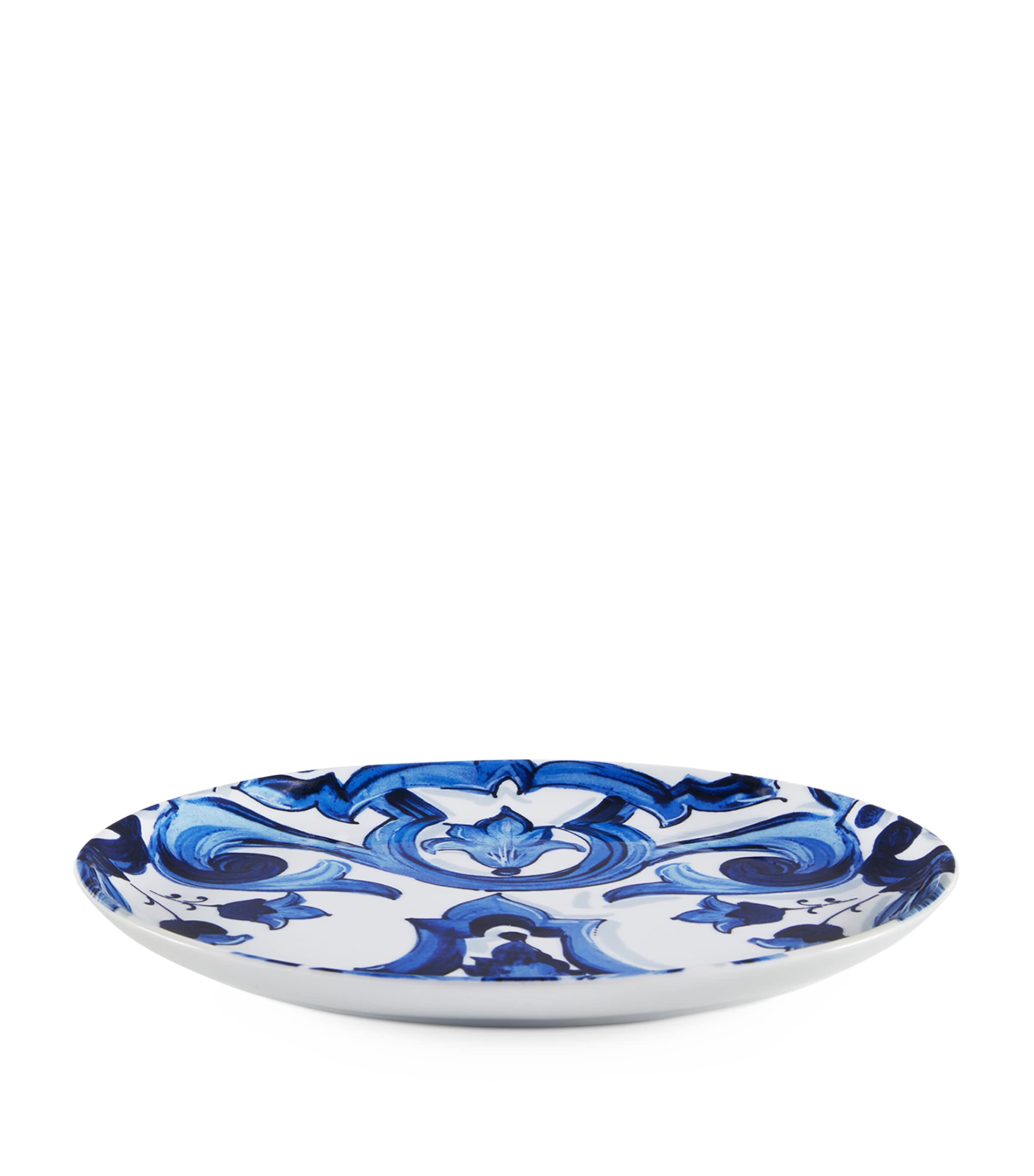 Porcelain Blu Mediterraneo Serving Plate (45.5cm) UB005 FIORE BLU MEDI Image 2