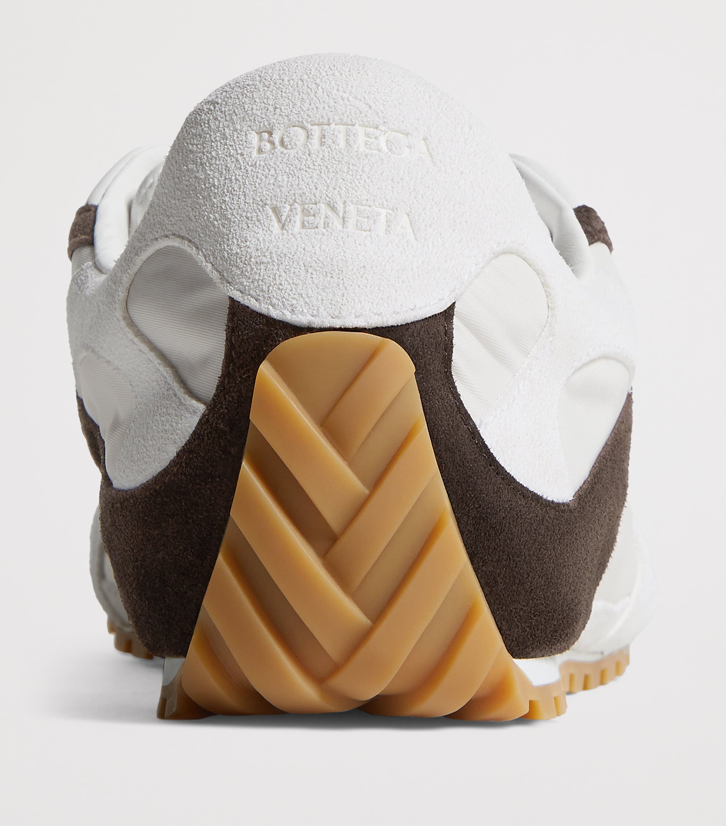 Bottega Veneta Mens Suede-Trim Orbit Flash Sneakers Image 5