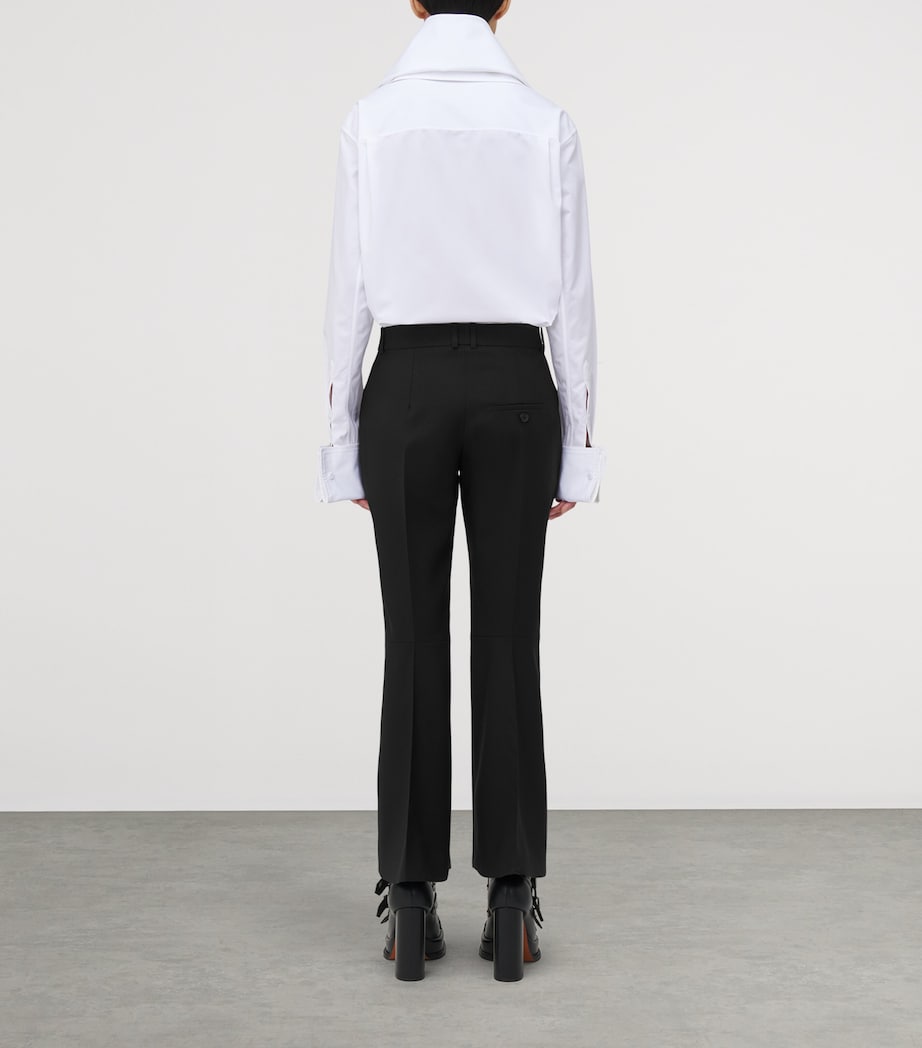 Wool Kickback Trousers 1000 Image 4