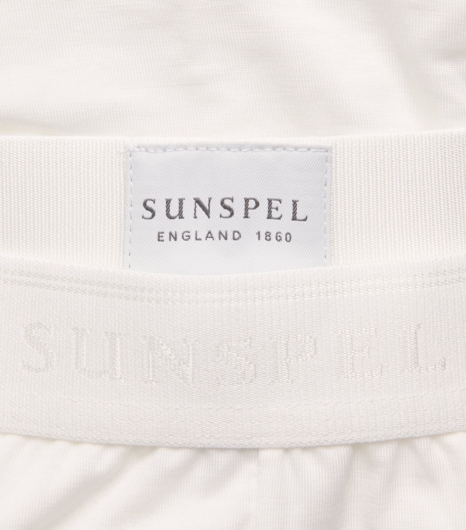 Tencel-Blend Stretch Trunks WHAA - WHITE Image 5