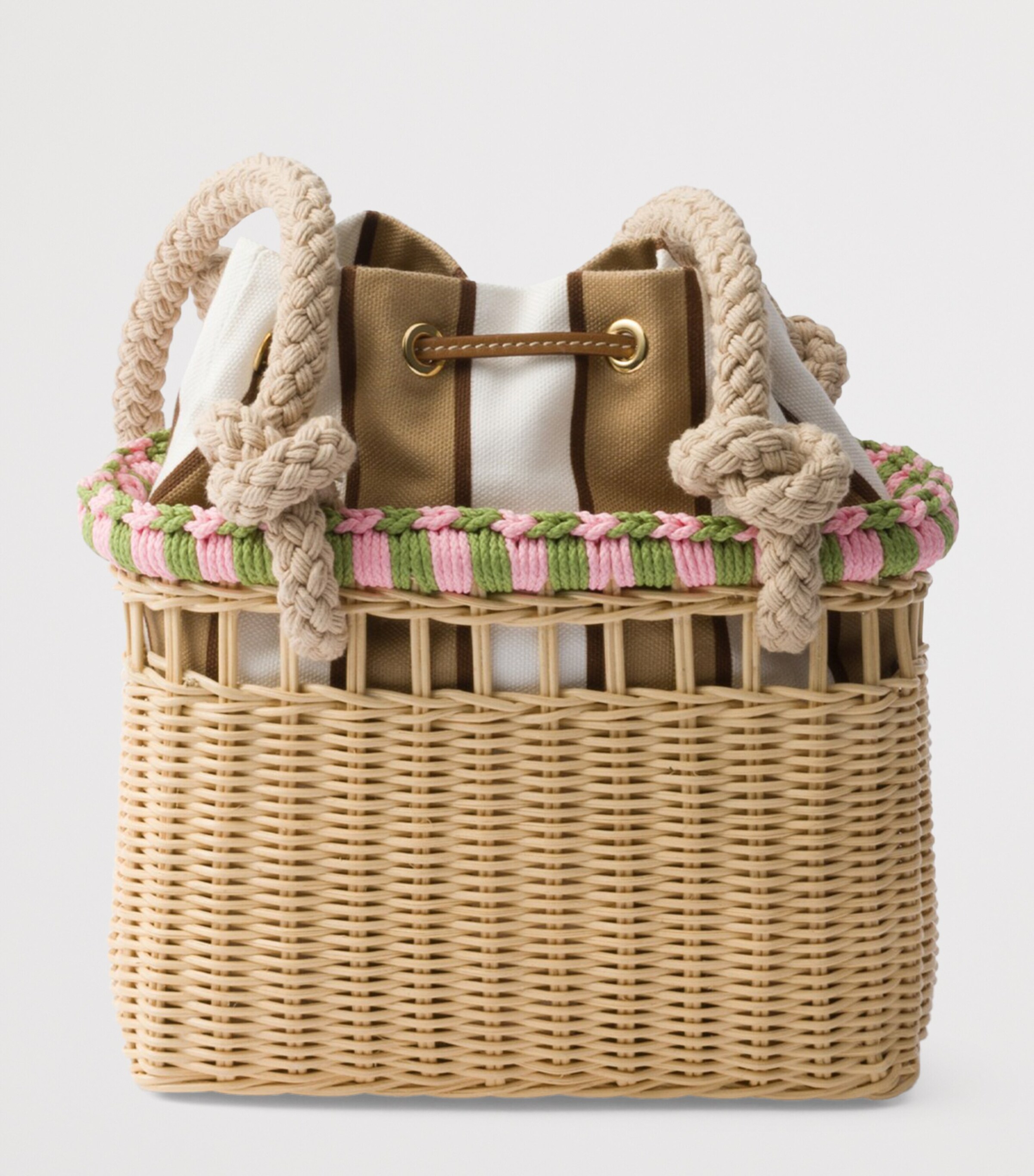 Mini Wicker Bag F0NJX Image 4