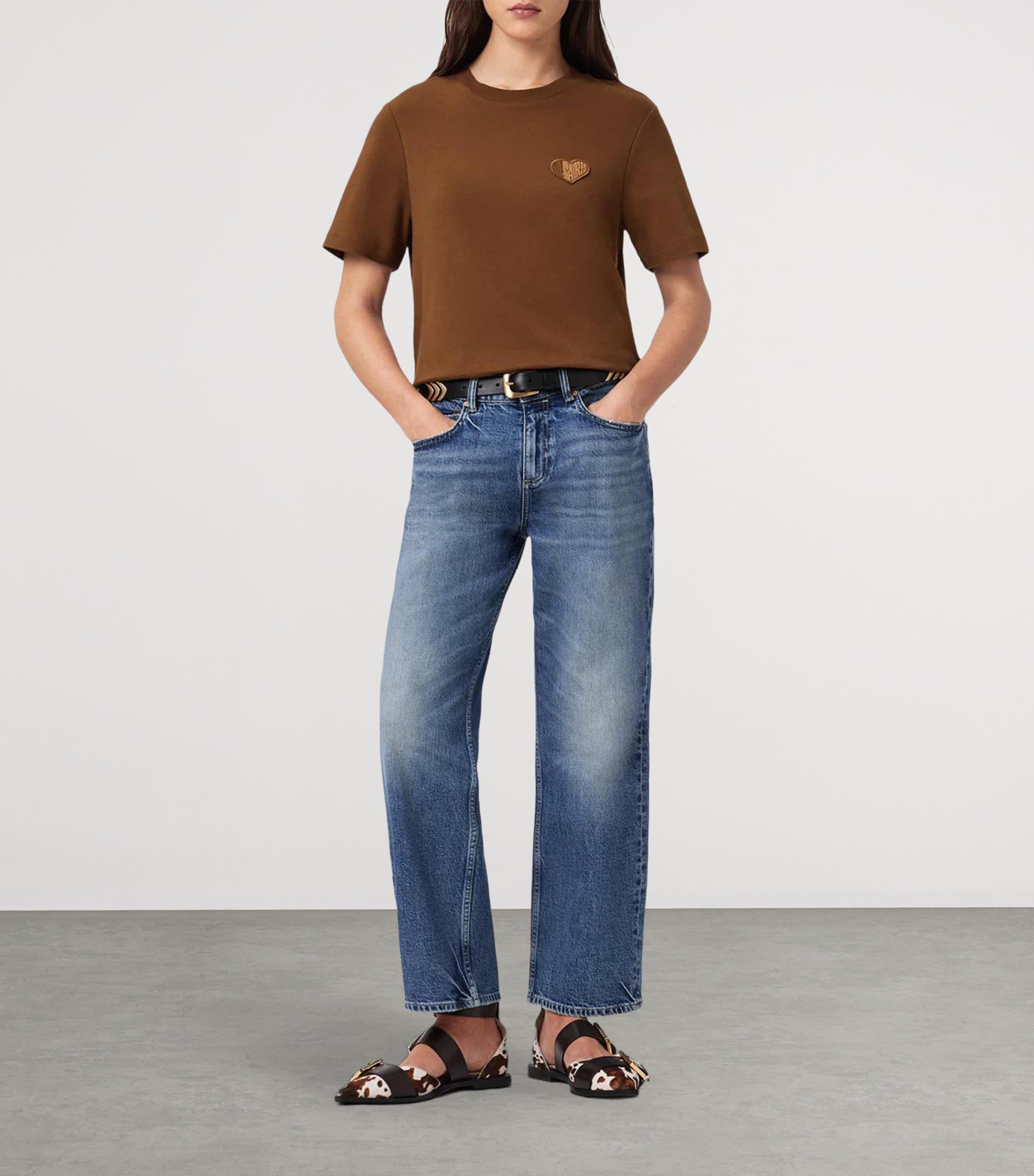 Organic Cotton Lover T-Shirt COGNAC BROWN Image 2