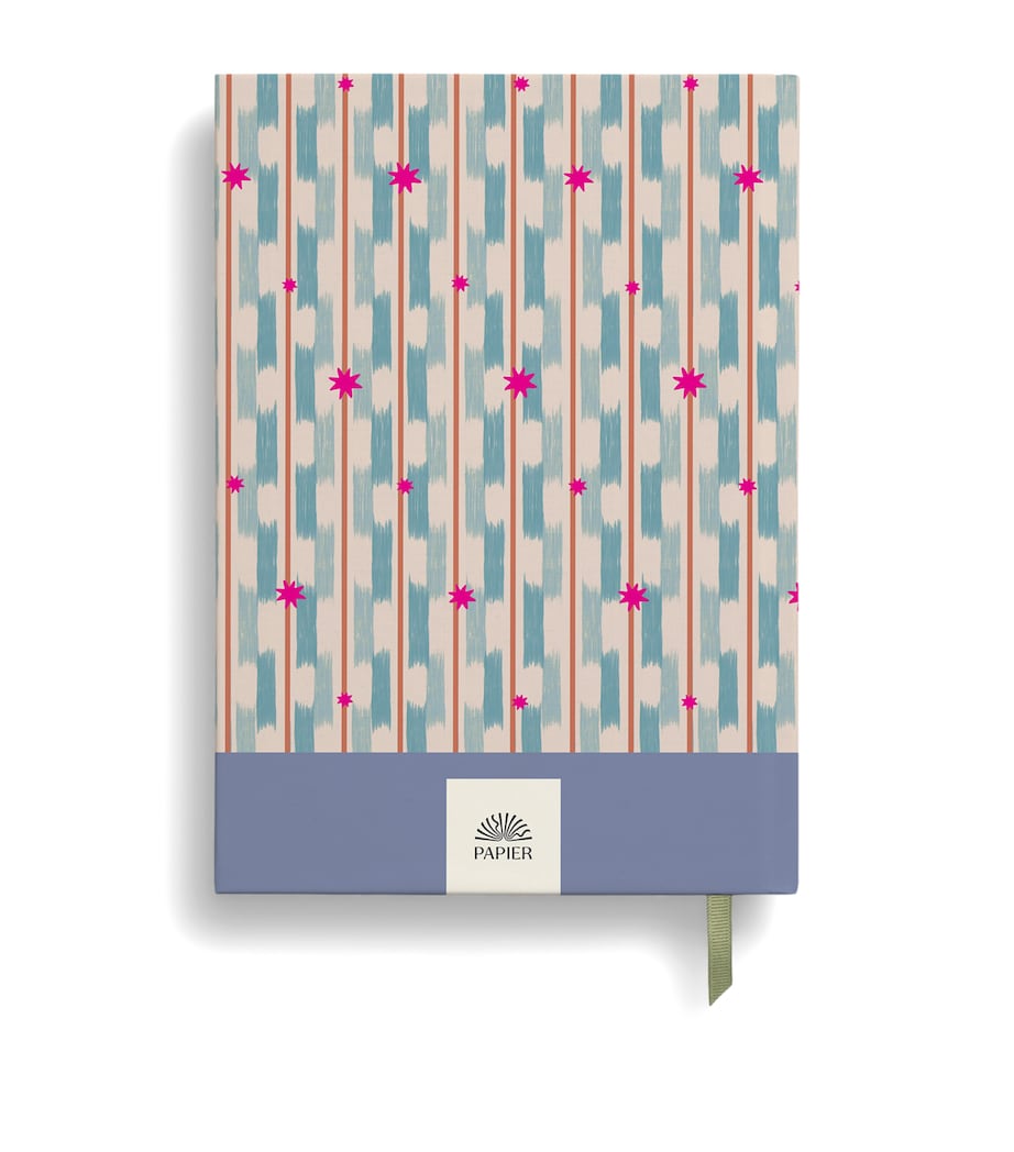 Papier Starry Ikat A5 Finance Planner Blue Image 2
