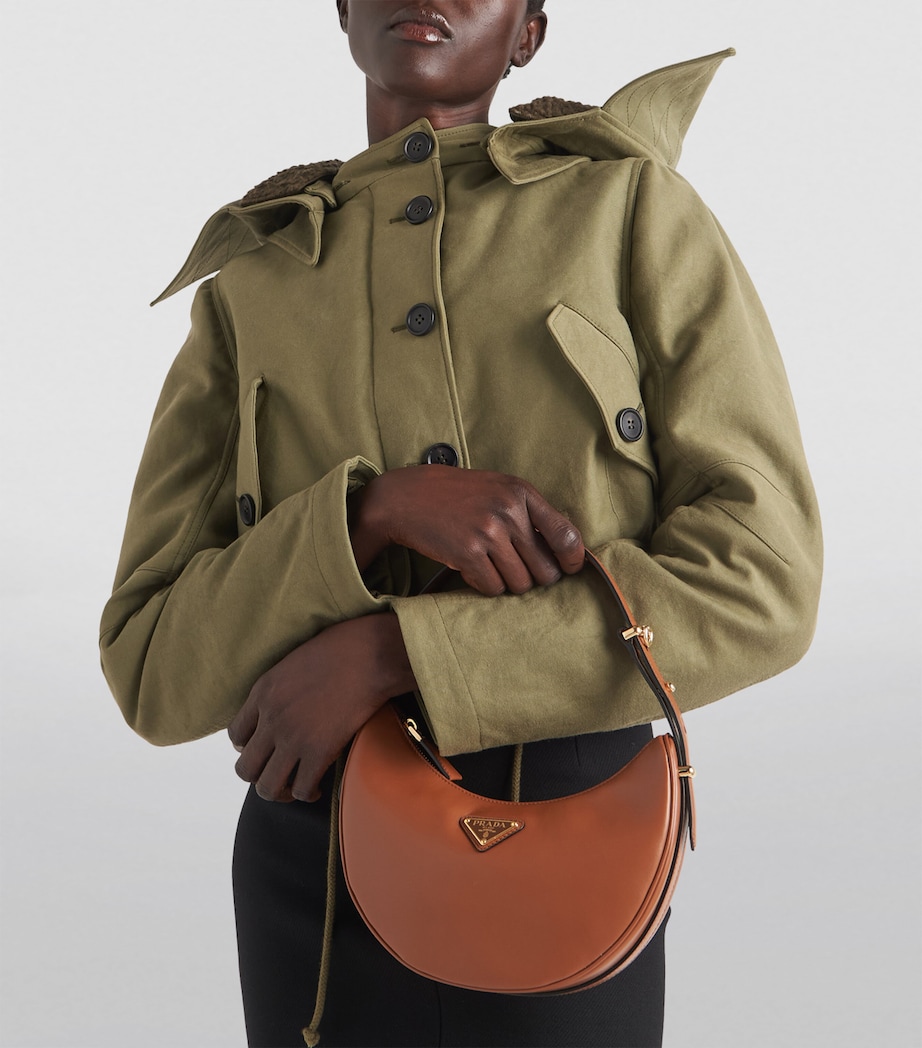 Prada Leather Arqué Shoulder Bag Image 6