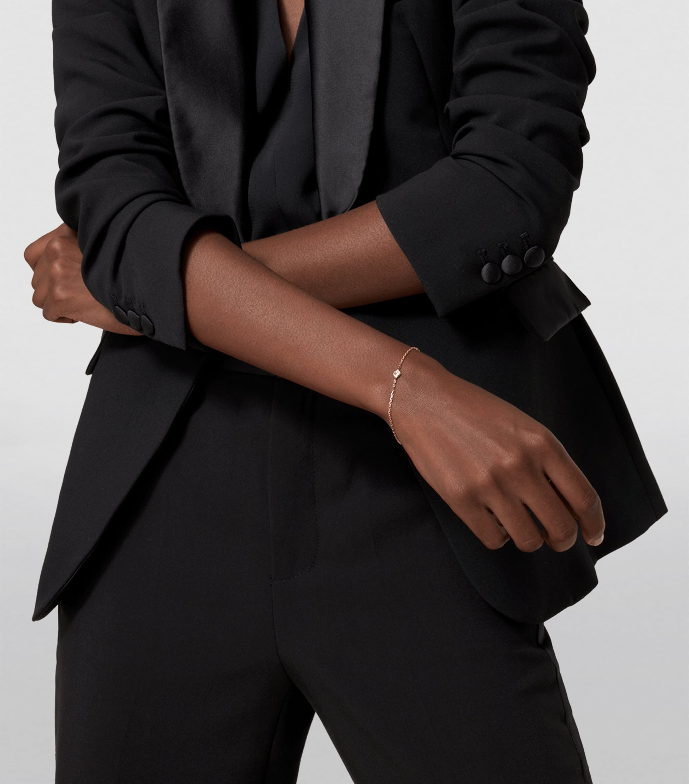 Medium Rose Gold and Diamond Cartier d'Amour Bracelet ROSE GOLD Image 5