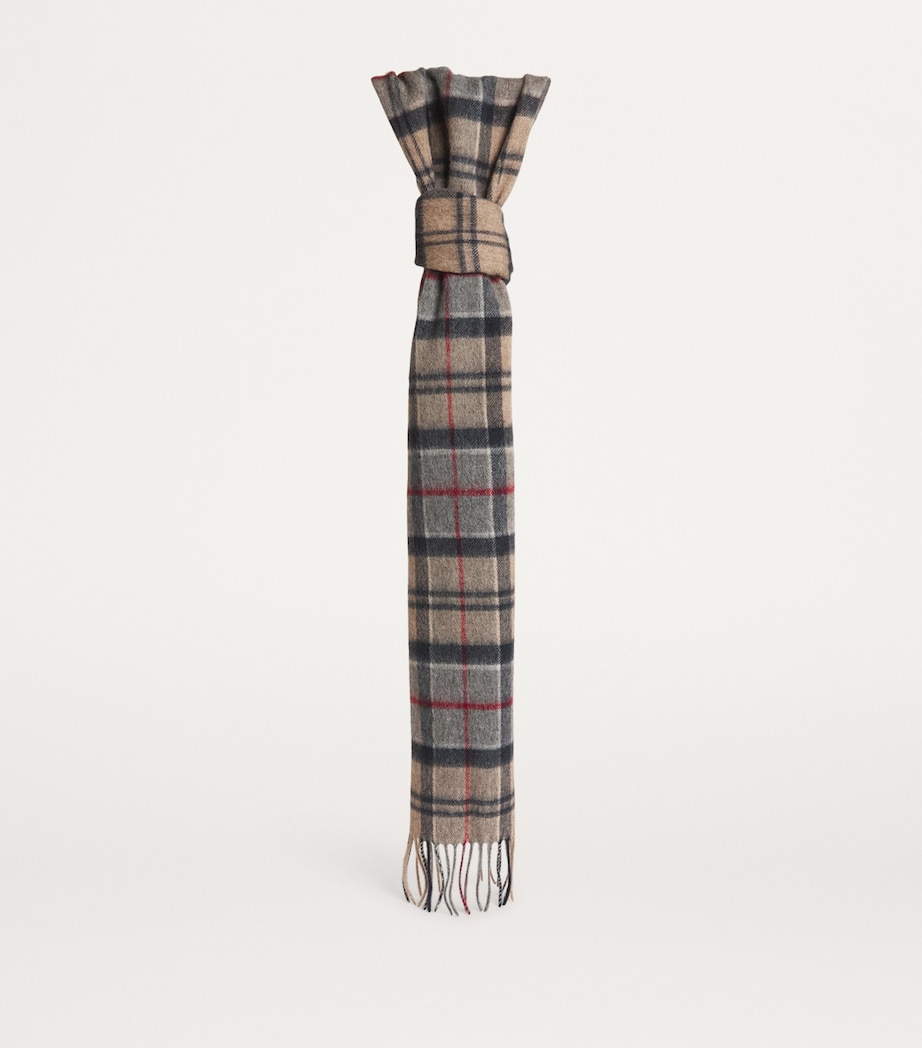 Wool-Cashmere Tartan Scarf DRESS Image 3