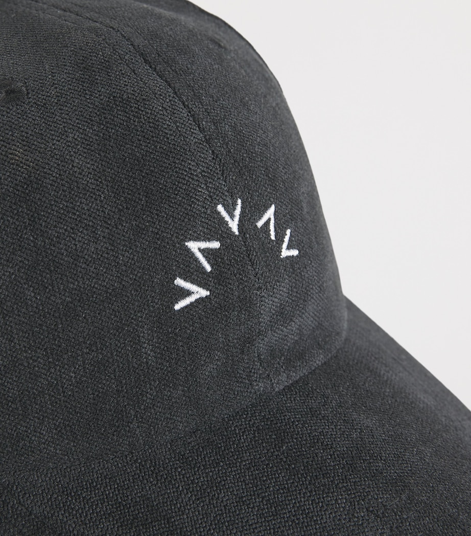 Franklin Baseball Cap BLACK / IVORY Image 3