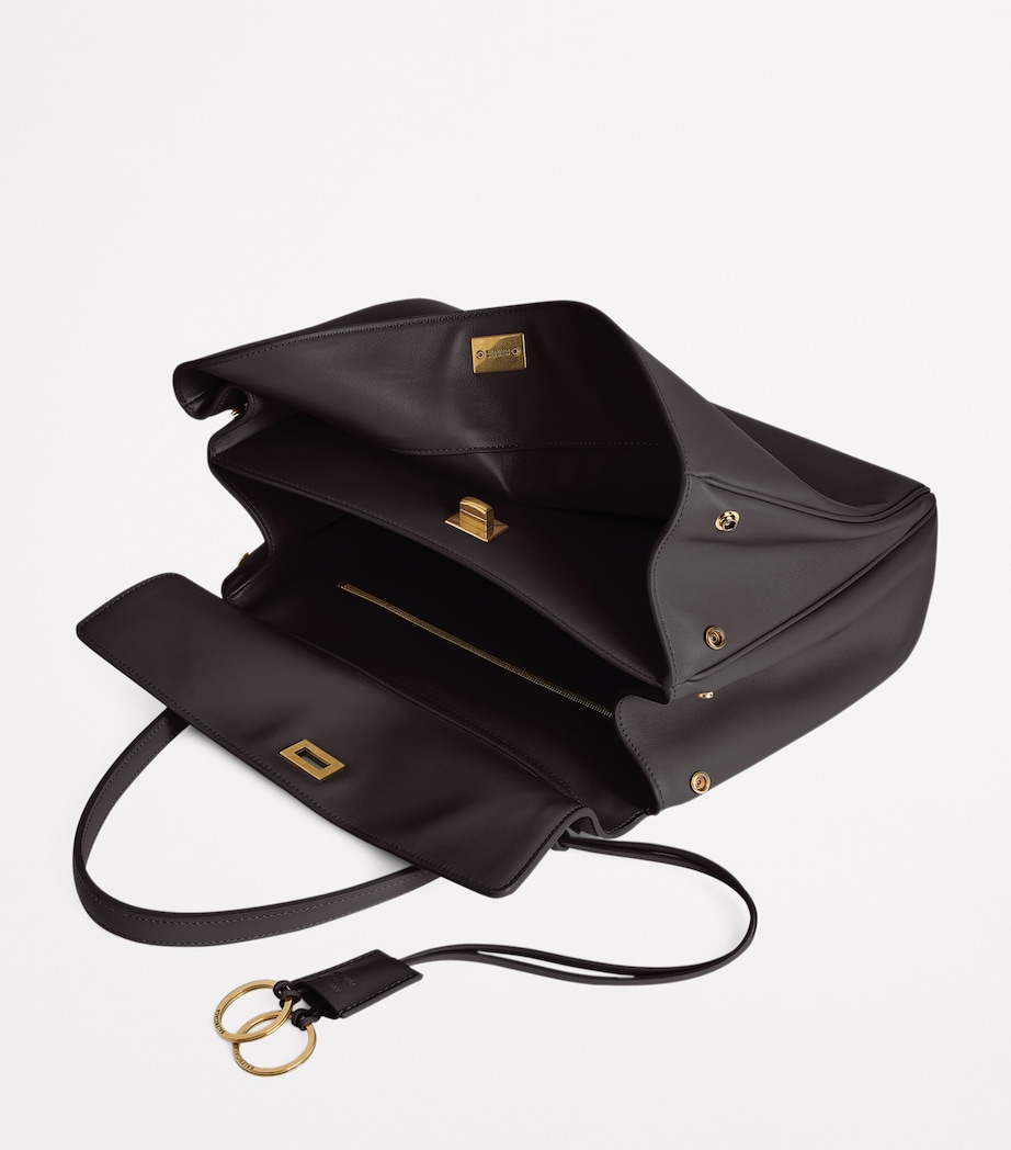 Balenciaga Medium Leather Rodeo Top-Handle Bag Image 5