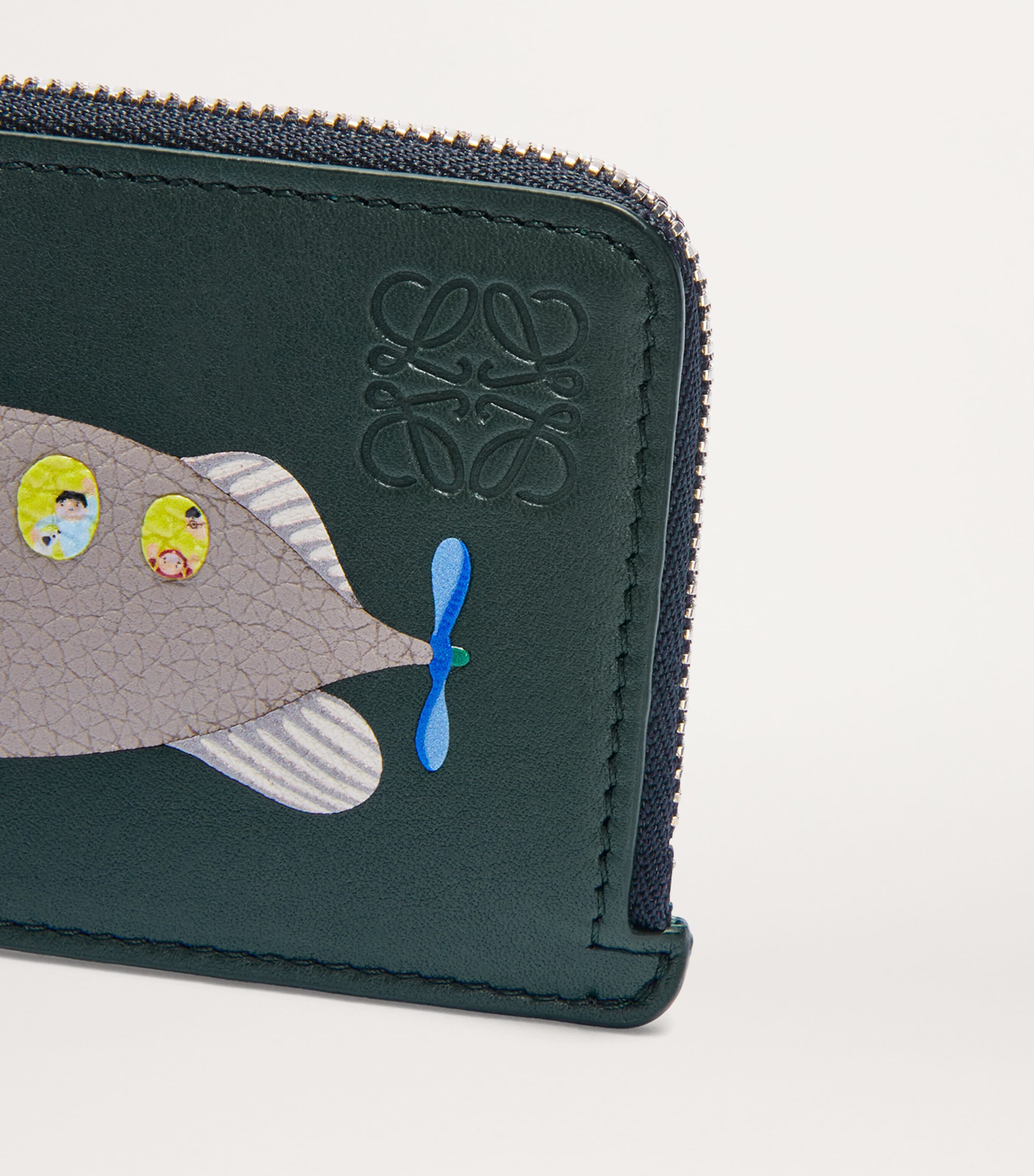小物 LOEWE x SUNA FUJITA DEEP SEA CARD HOLDER LOEWE Green x Suna Fujita Deep Sea Card Holder | Harrods QA