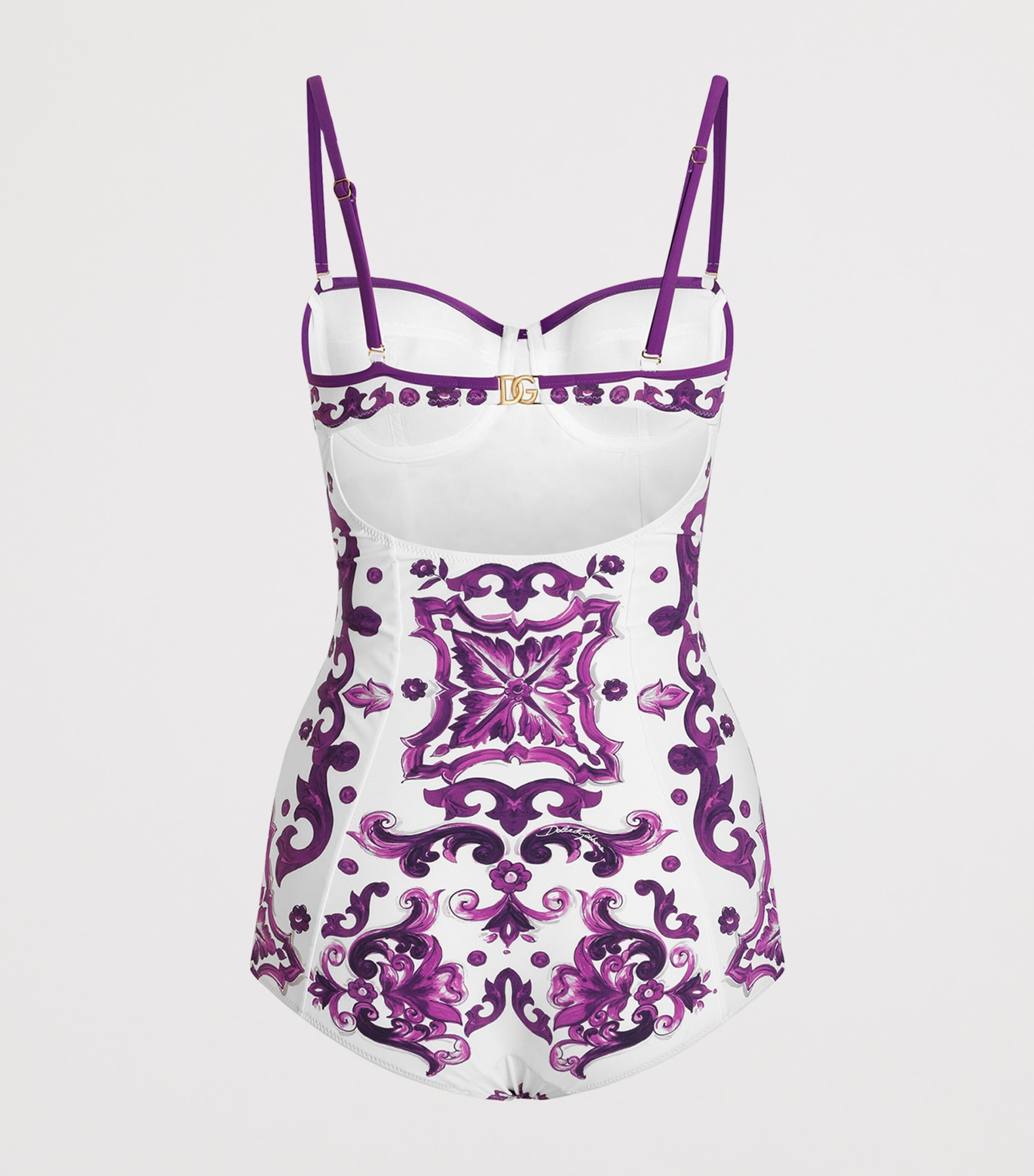 Printed Swimsuit IP3TN-MAIOLICA VIOLA Image 3