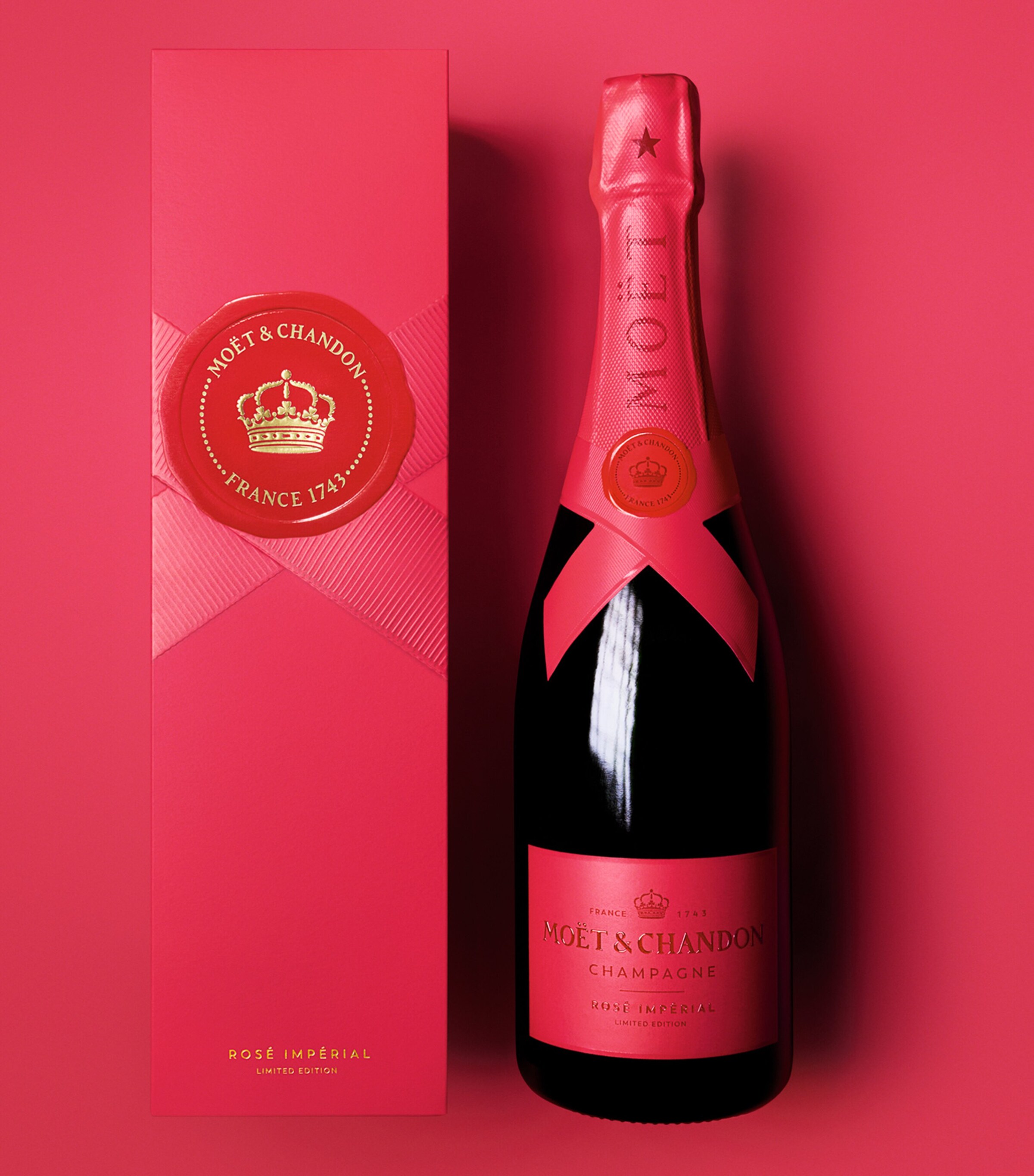 Moët & Chandon Rosé Impérial Limited Edition Non-Vintage Champagne (75cl) - Champagne, France Image 3